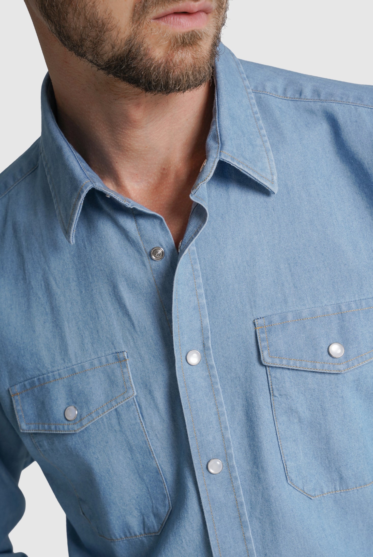 CAMISA ALGODÃO REGULAR FIT VERDE LISA MR. BLUE