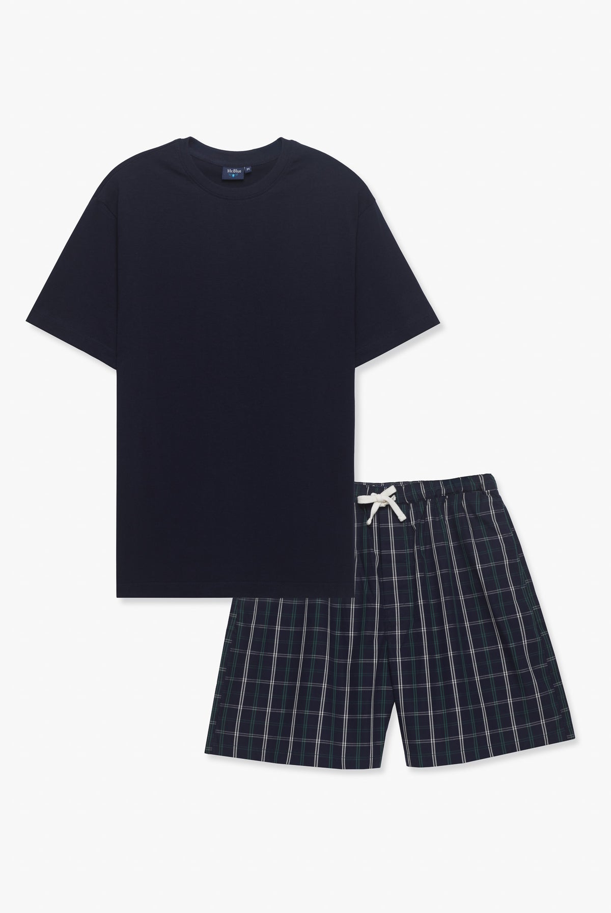 BLUE PAJAMA SHORT SLEEVES REGULAR FIT MR. BLUE