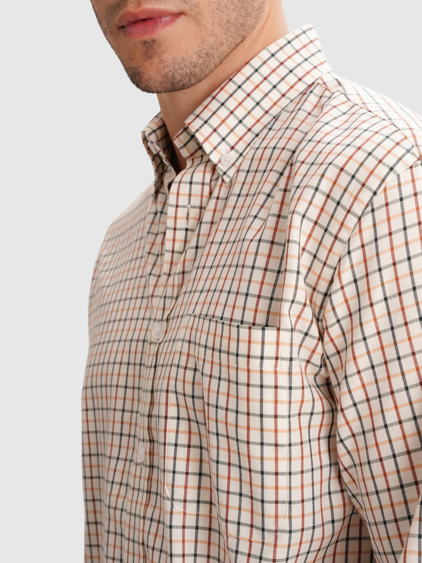 CAMISA VERMELHA REGULAR FIT MR. BLUE