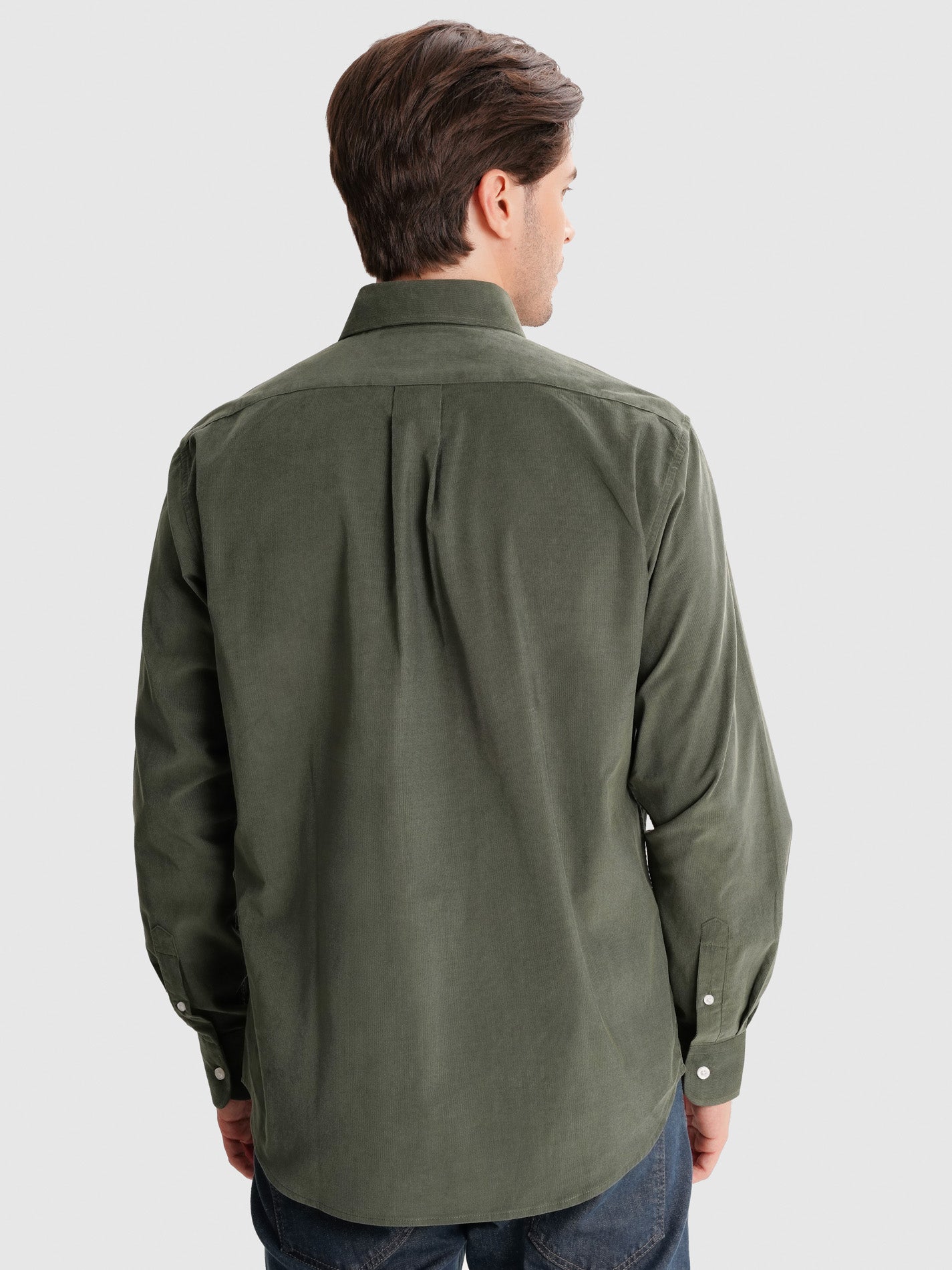 CAMISA VERDE REGULAR FIT MR. BLUE