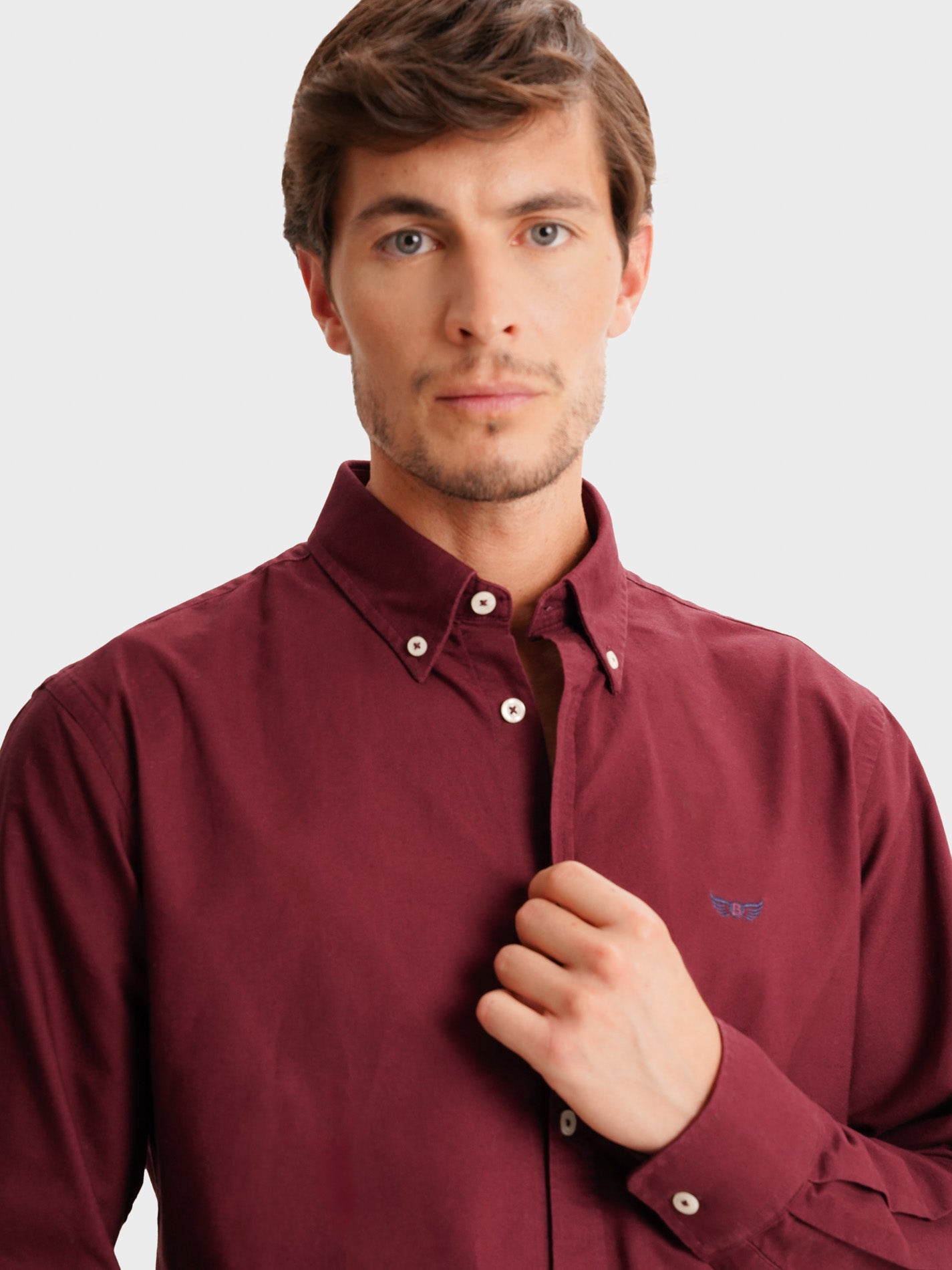 CAMISA VERMELHA REGULAR FIT MR. BLUE