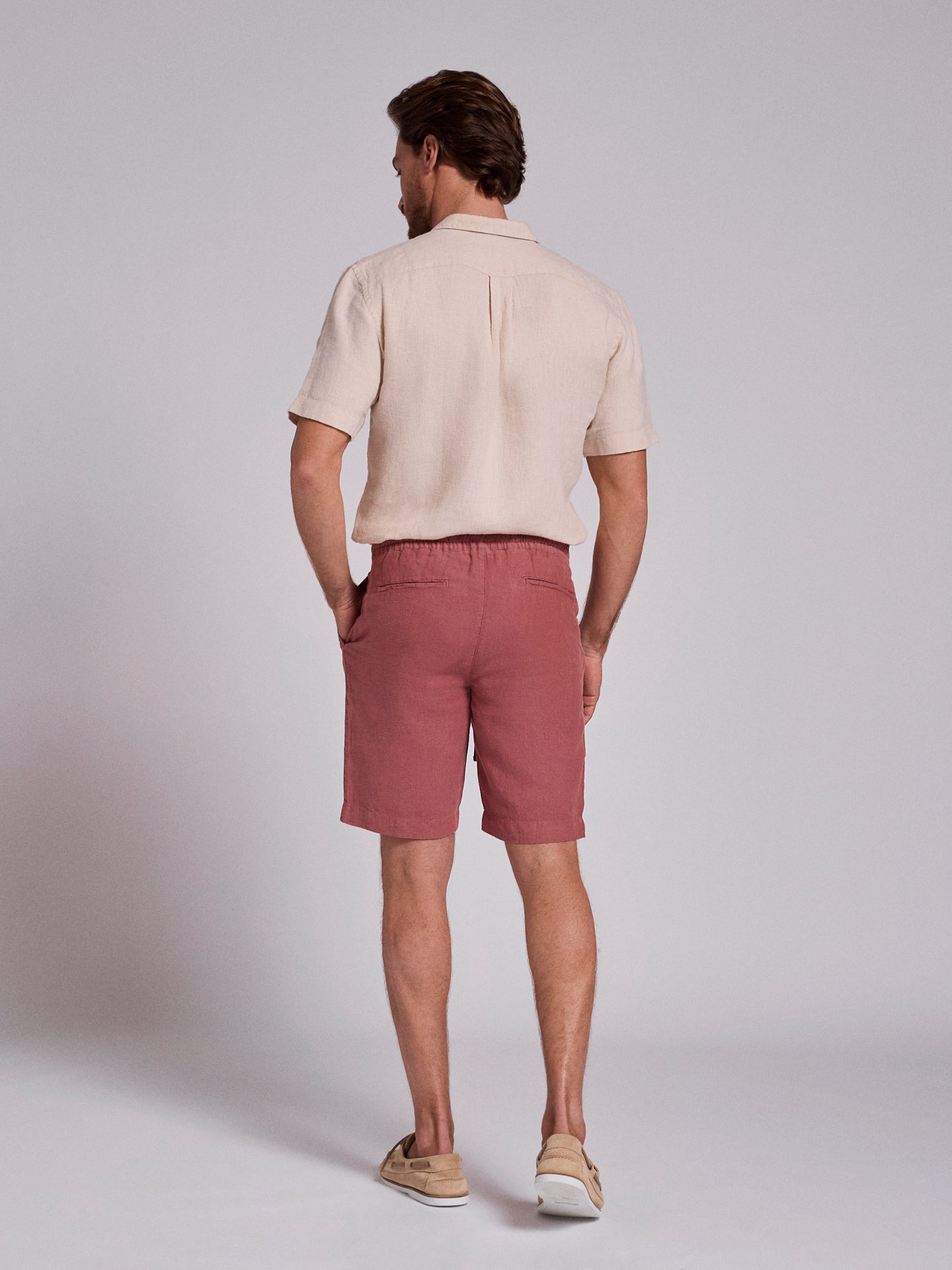 BERMUDA LINHO ROSAS REGULAR FIT MARK BELLUCCI