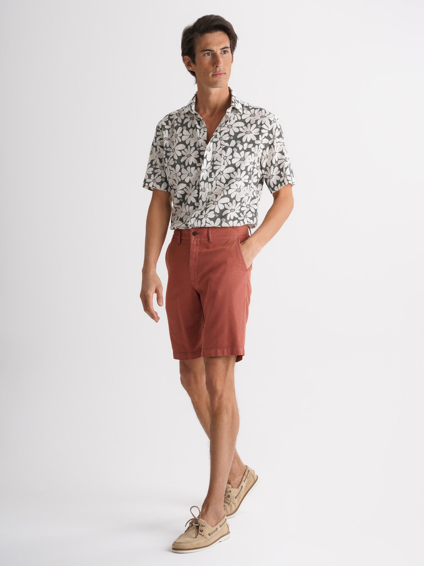 Calções Regular Fit Rosa Mr. Blue