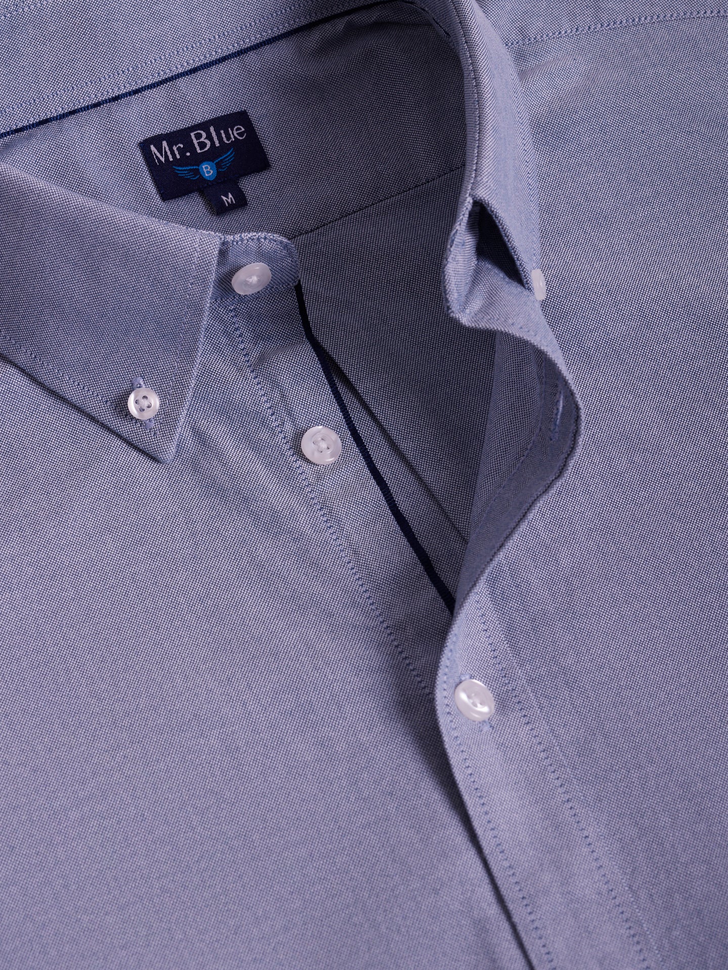 CAMISA AZUL REGULAR FIT MR. BLUE