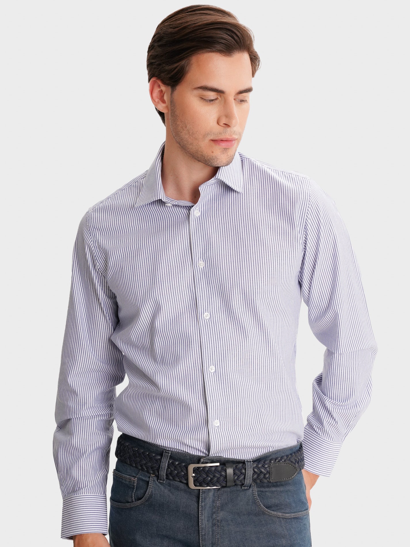 CAMISA AZUL SLIM FIT MR. BLUE