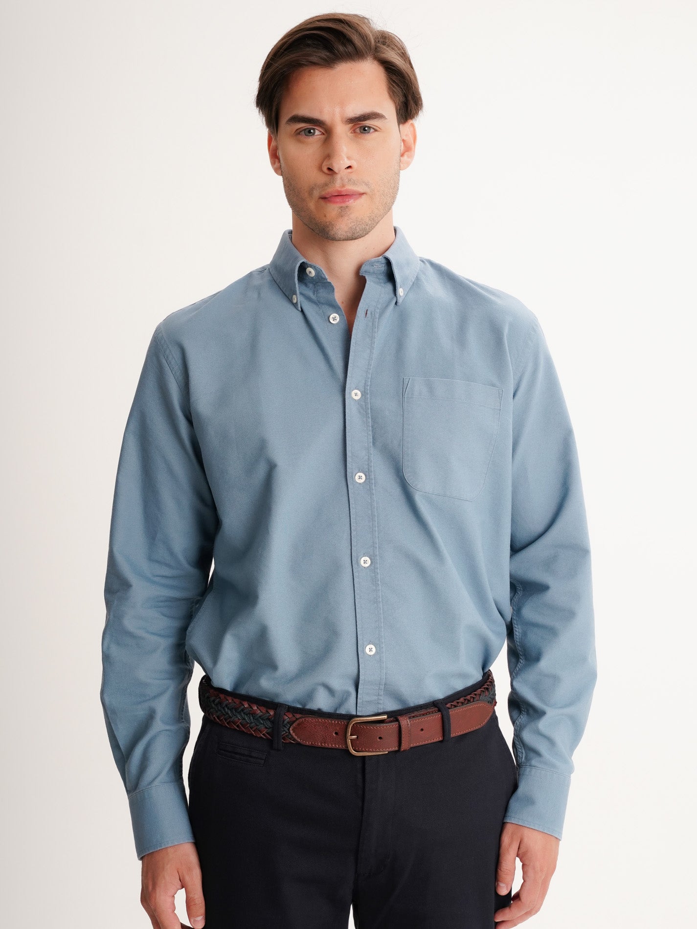 CAMISA AZUL REGULAR FIT MR. BLUE