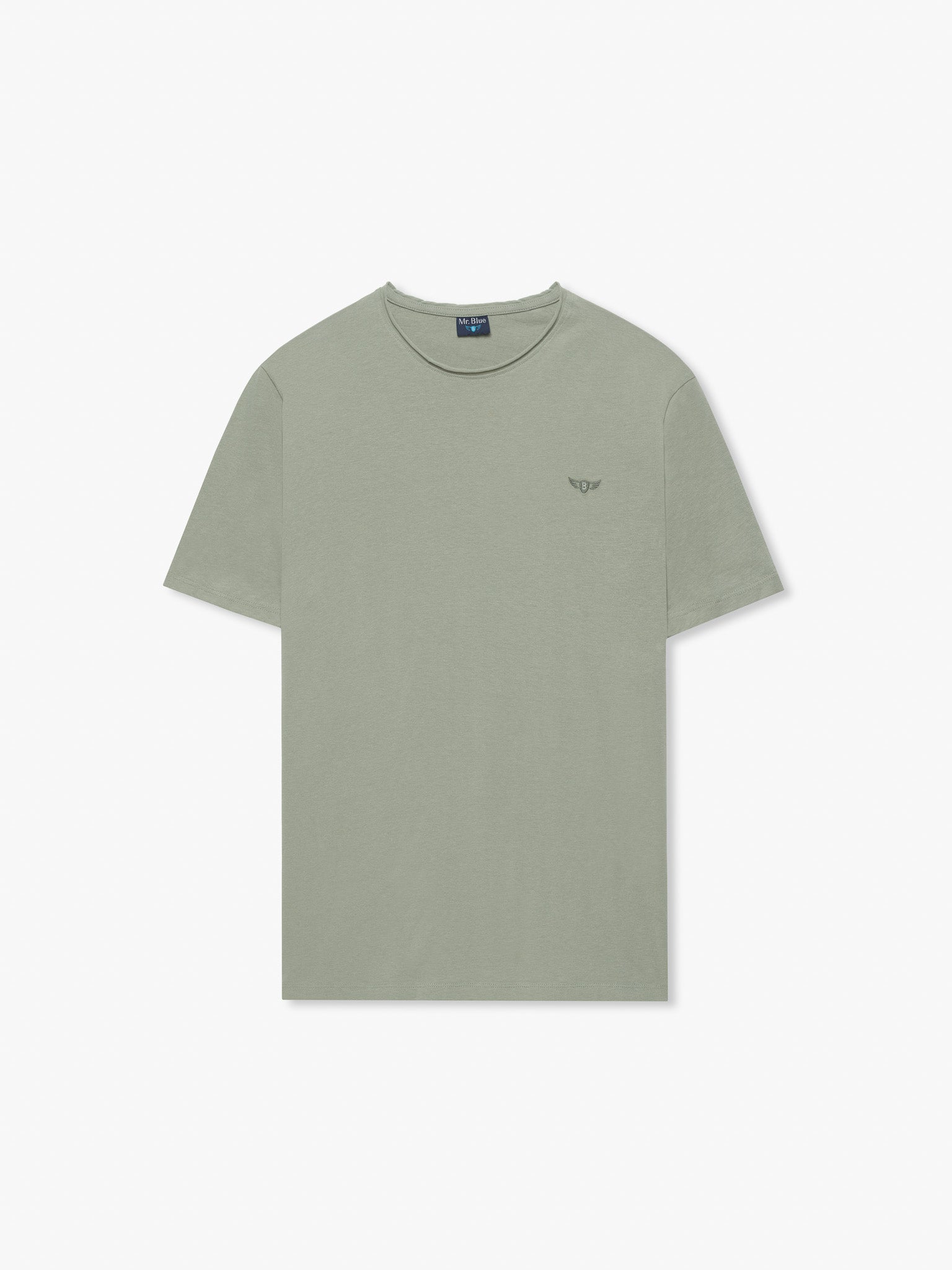 GREEN T-SHIRT SHORT SLEEVE REGULAR FIT MR. BLUE