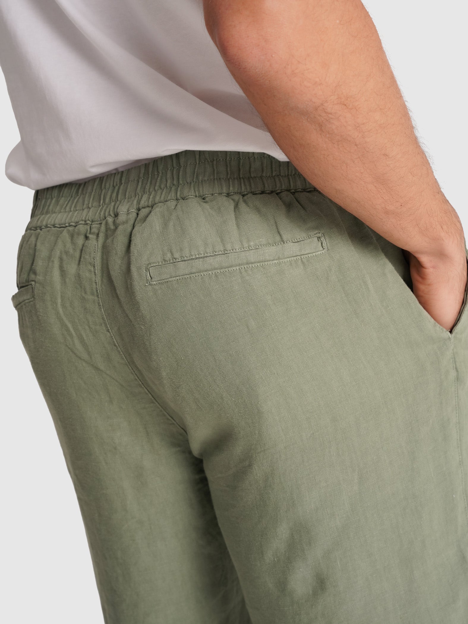 REGULAR FIT GREEN BERMUDA MARK BELLUCCI