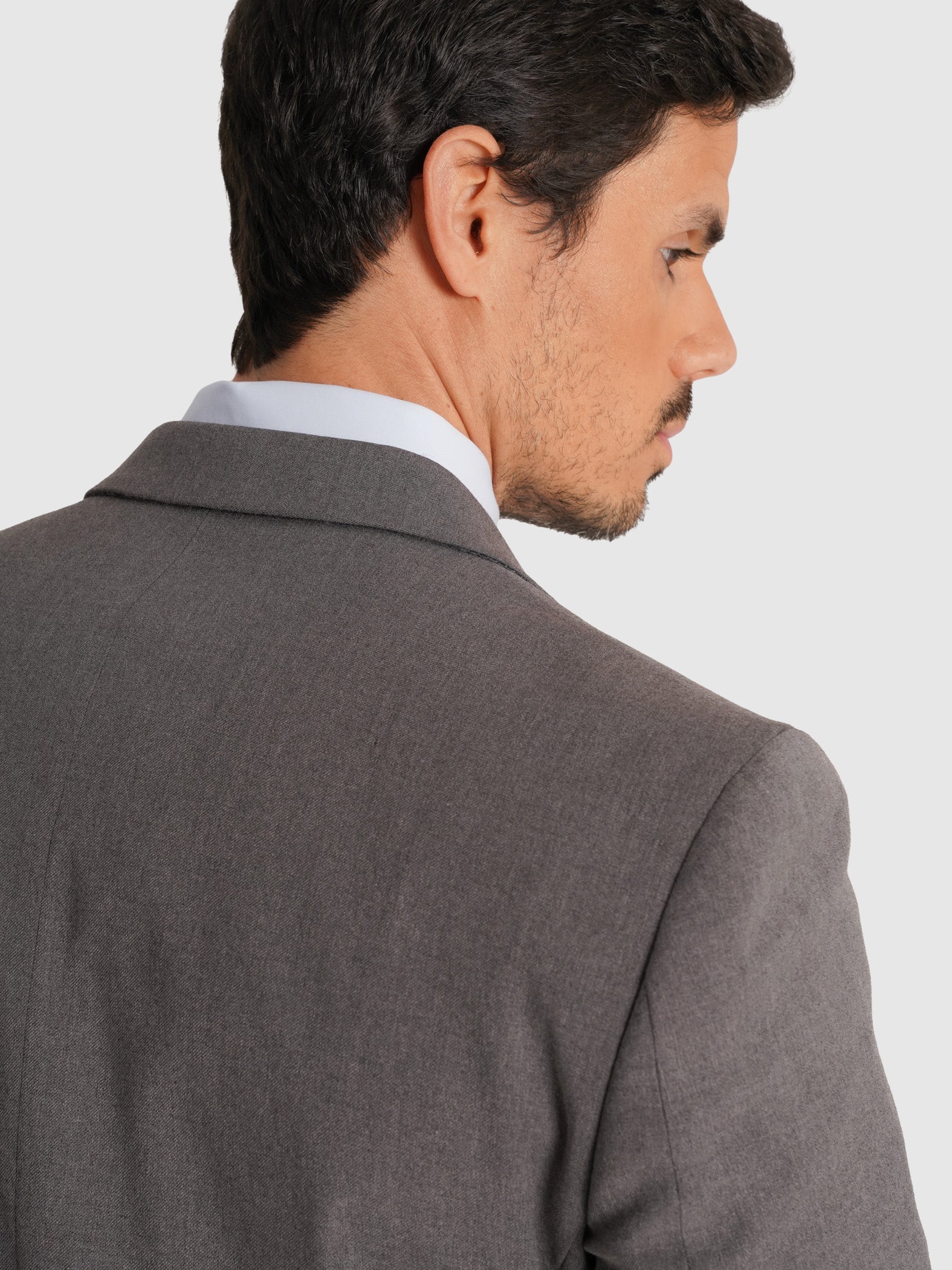 GRAY SUIT LONG SLEEVE REGULAR FIT MR. BLUE