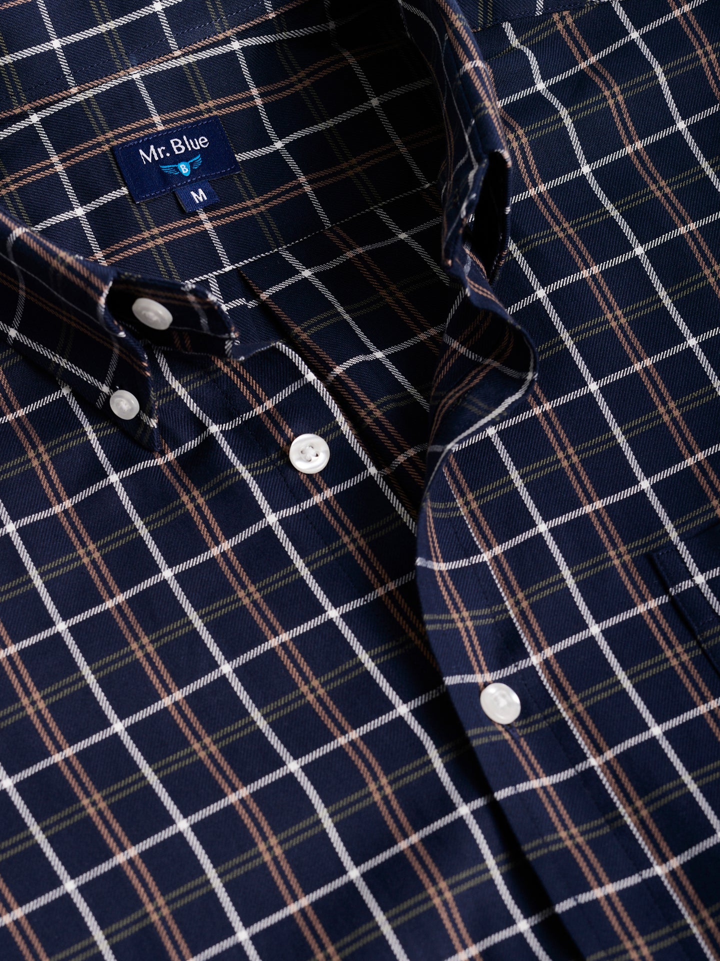 CAMISA AZUL REGULAR FIT MR. BLUE