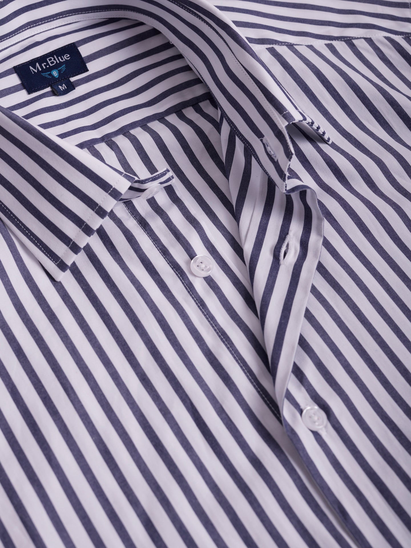 CAMISA AZUL SLIM FIT MR. BLUE