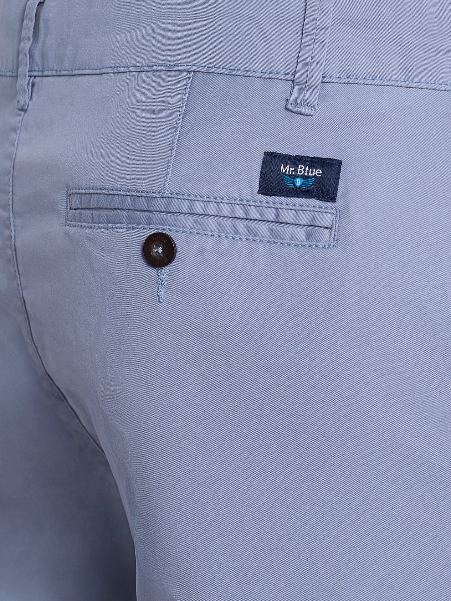 BERMUDA ALGODÃO AZUIS REGULAR FIT MR. BLUE