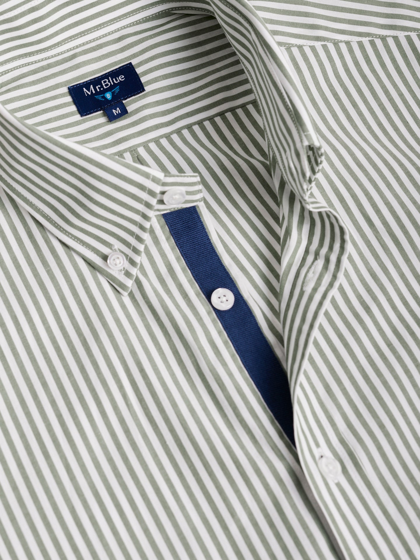 CAMISA VERDE REGULAR FIT MR. BLUE