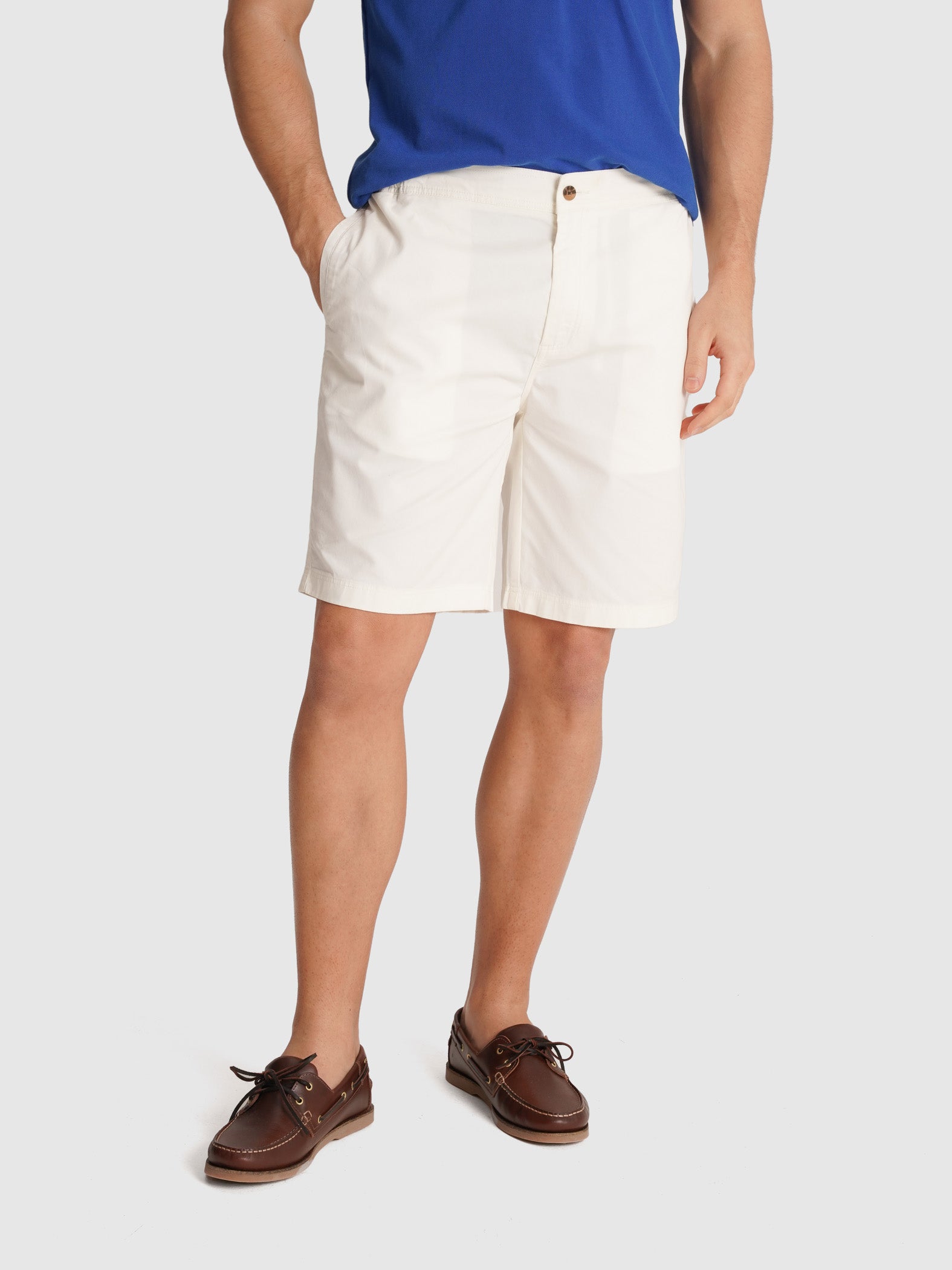 BERMUDA TWILL BRANCOS REGULAR FIT MR. BLUE