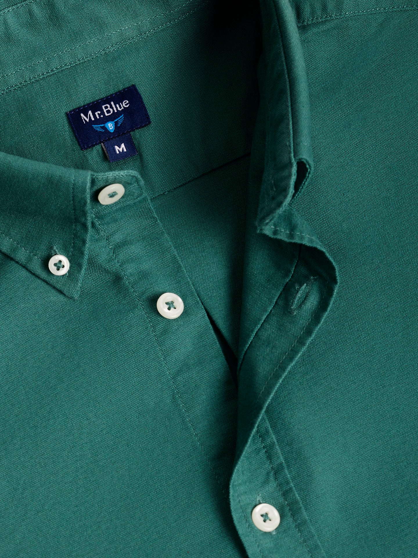 CAMISA VERDE REGULAR FIT MR. BLUE