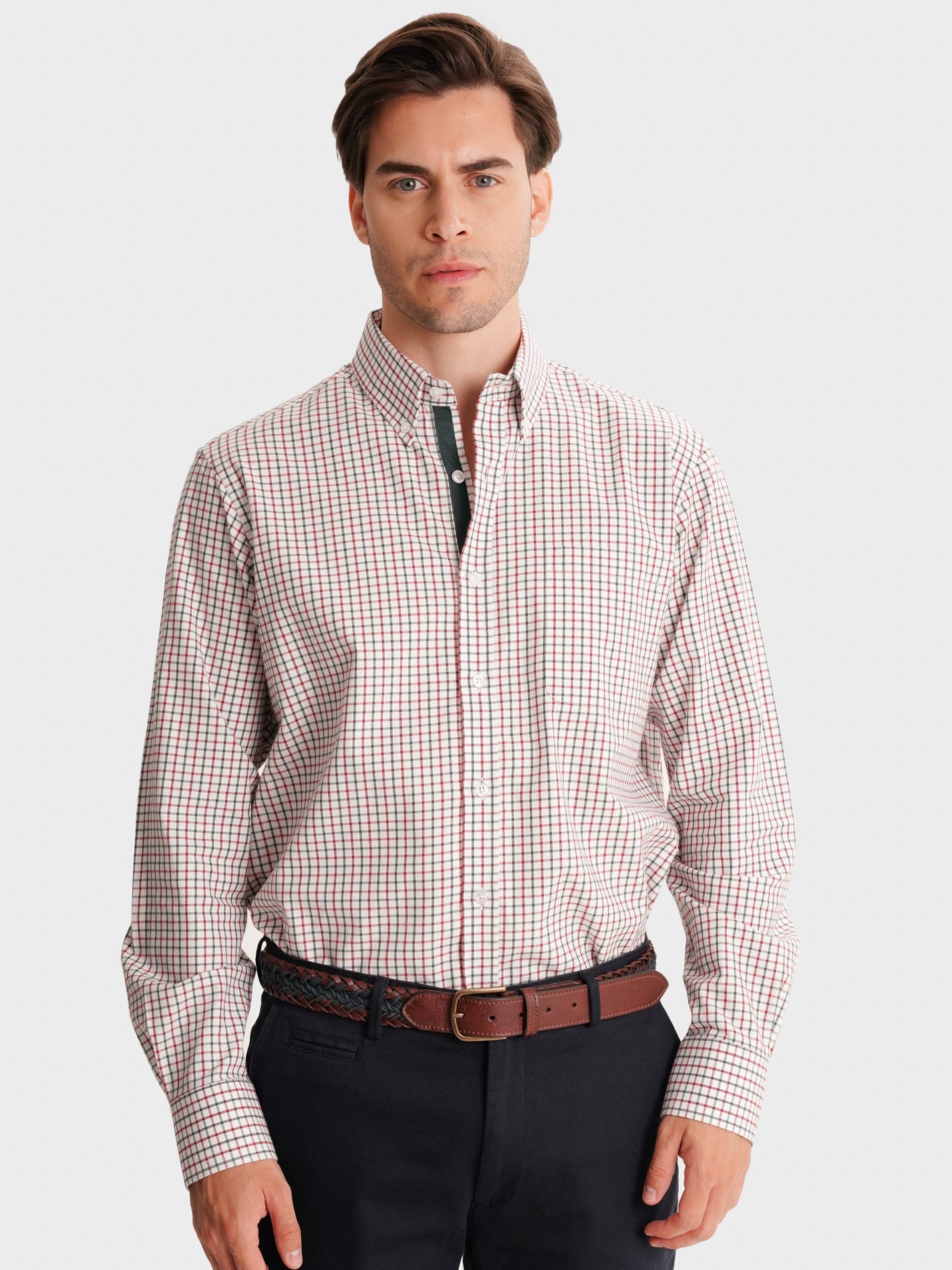 CAMISA VERDE REGULAR FIT MR. BLUE