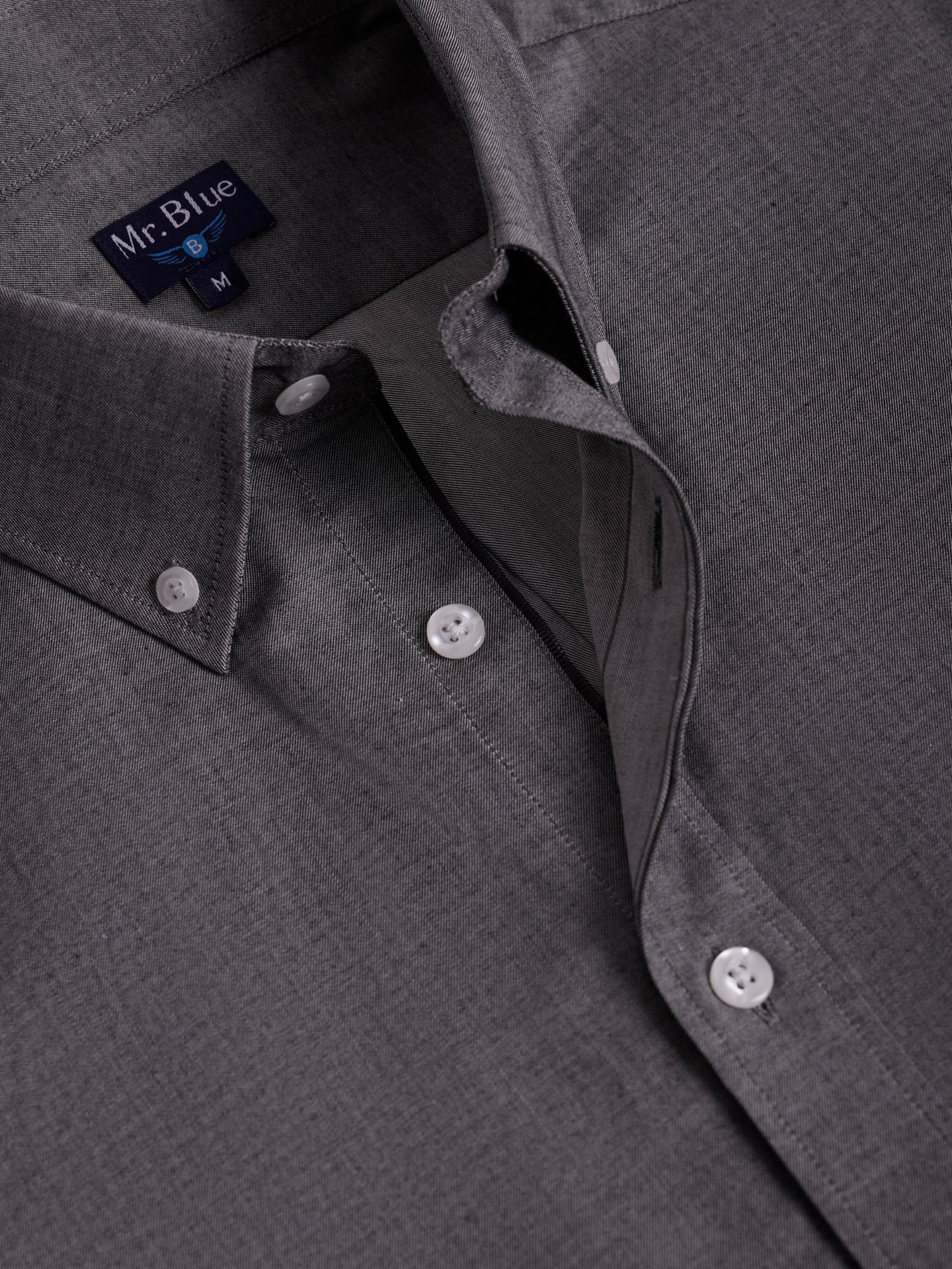 CAMISA CINZENTA REGULAR FIT MR. BLUE