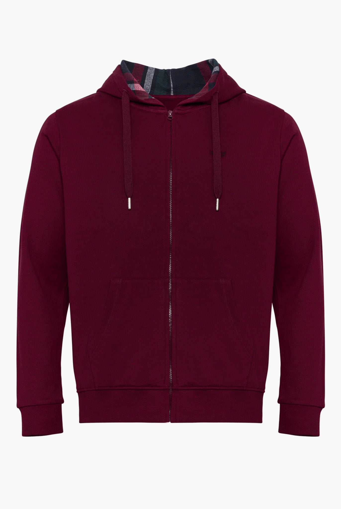 Hoodie Algodão Bordeaux Manga Comprida Regular Fit Mr. Blue
