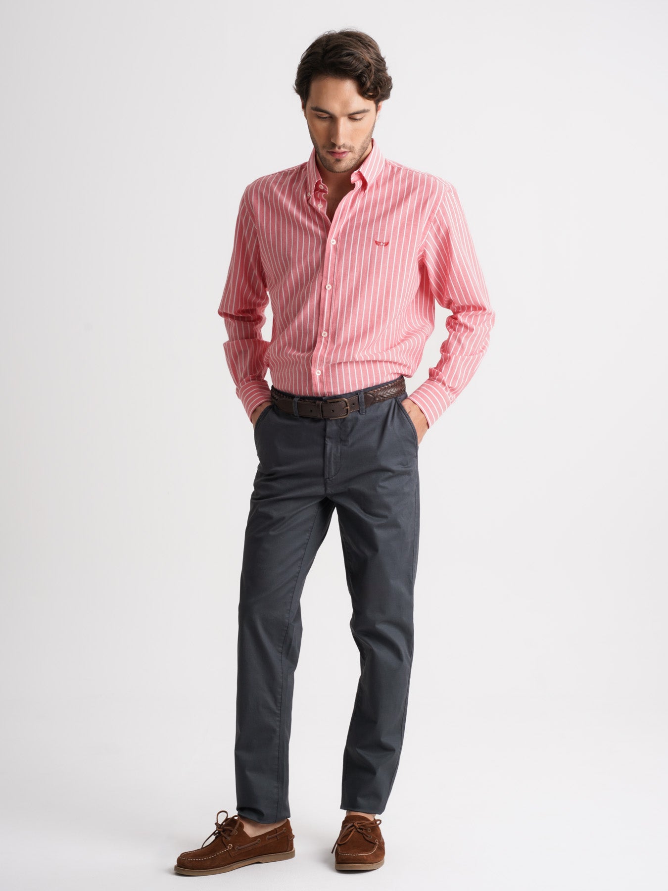 Calças Chinos Slim Fit Azuis Mr. Blue