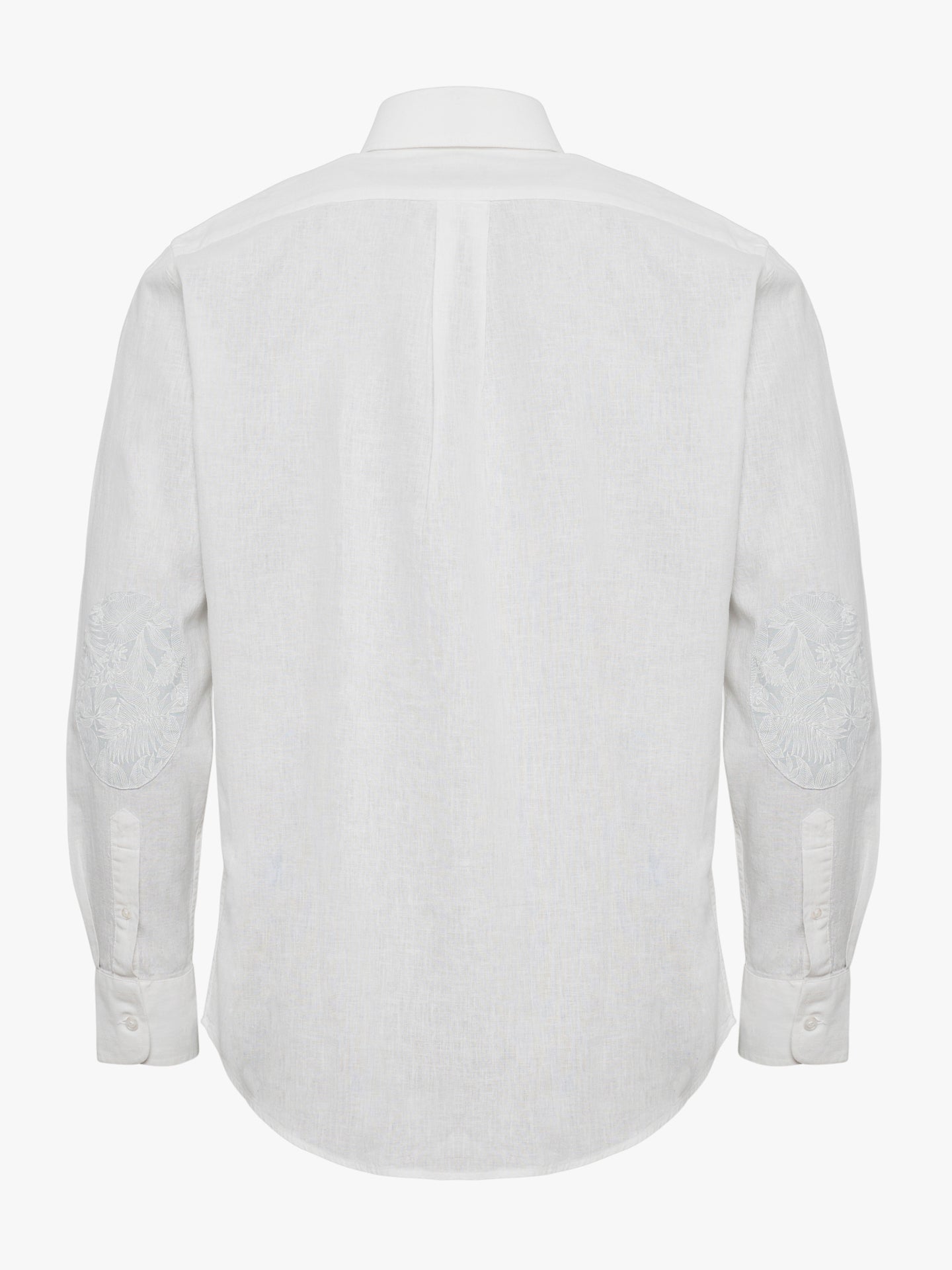 Camisa Regular Fit Linho Branca Mr. Blue