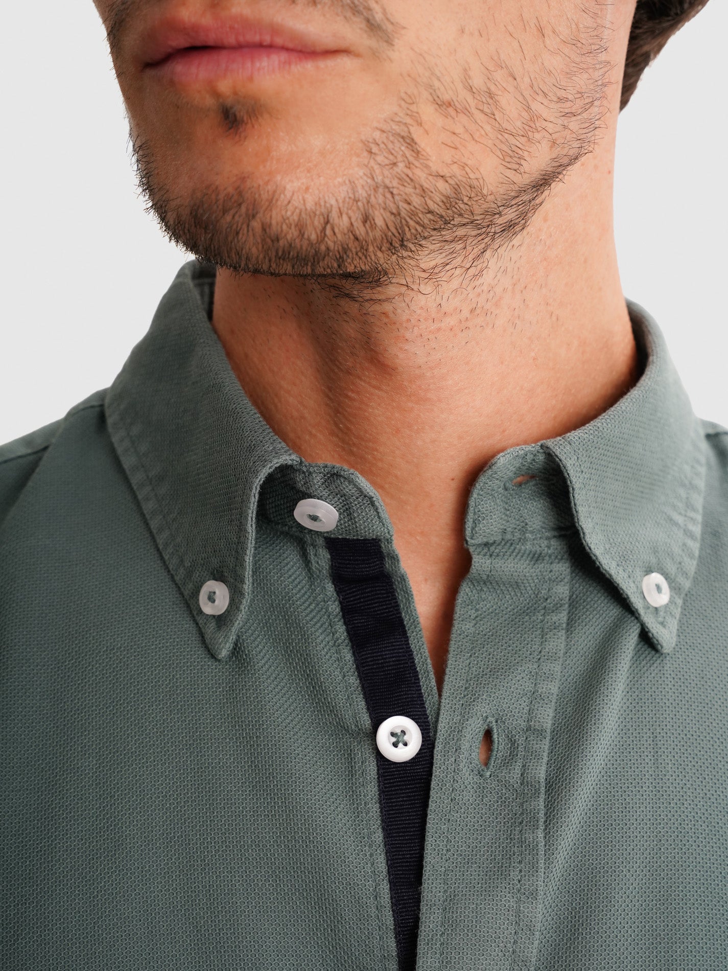 CAMISA VERDE REGULAR FIT MR. BLUE