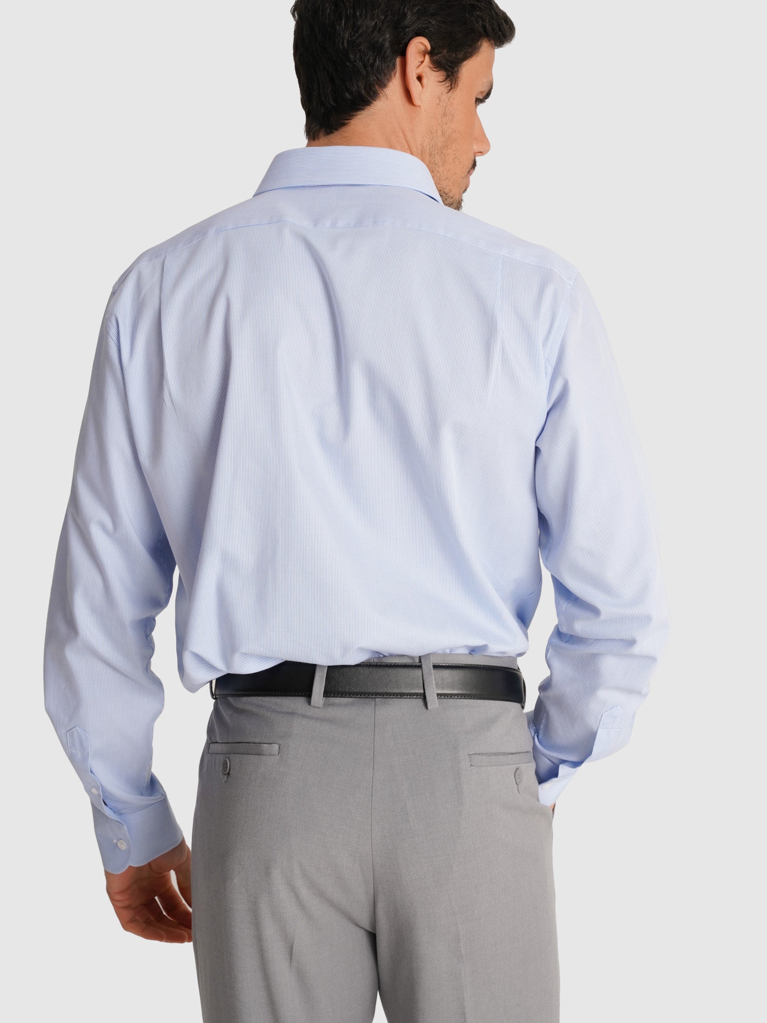 CAMISA AZUL MANGA COMPRIDA CLASSIC FIT MR. BLUE