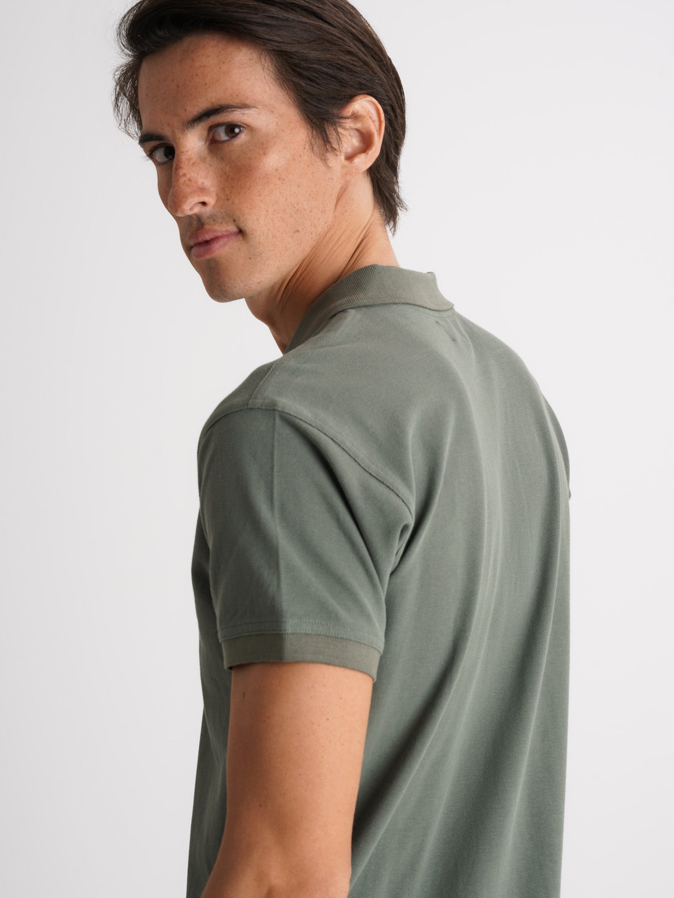 Polo Regular Fit Piquet Verde Mr. Blue