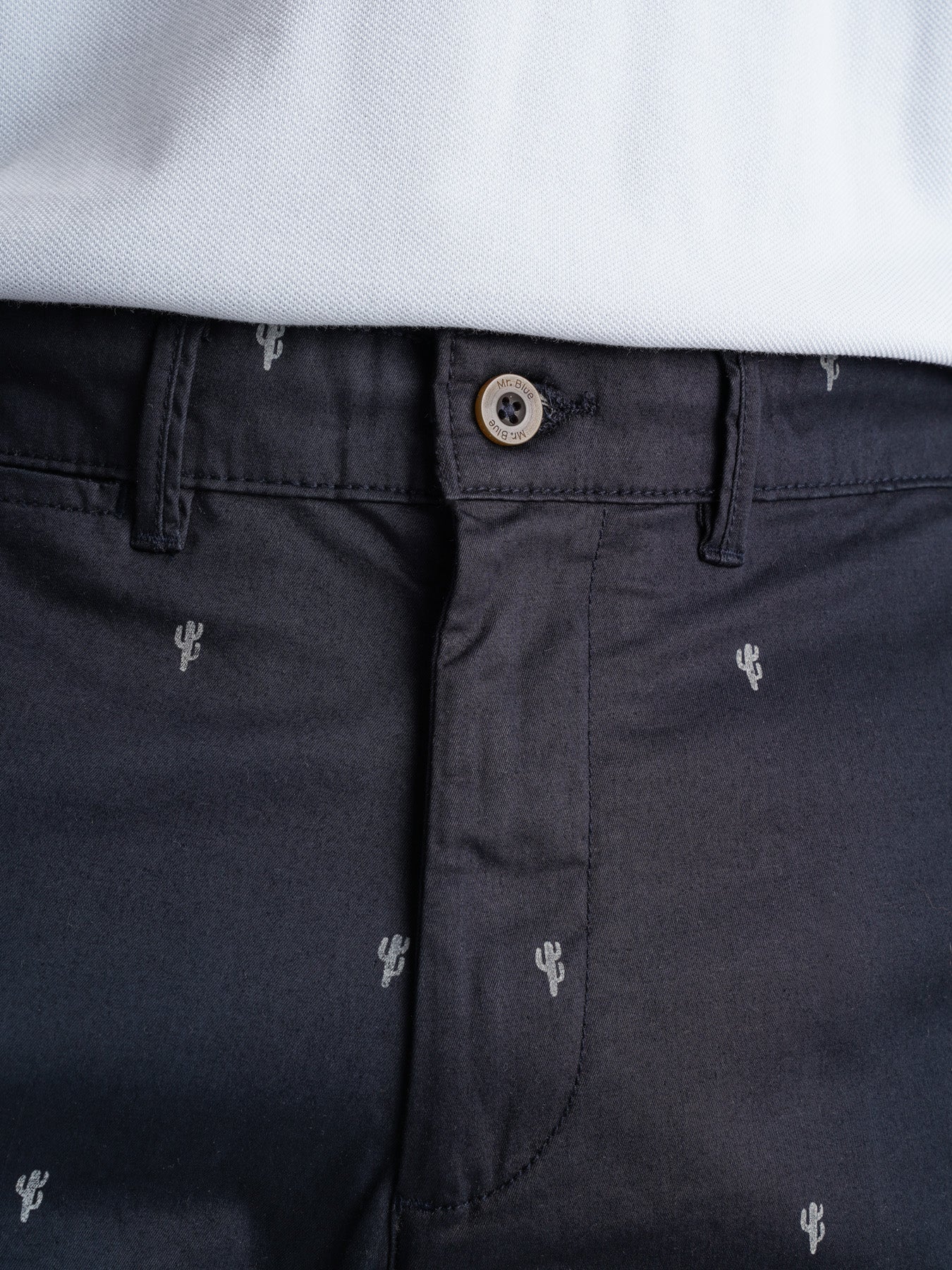 Calções Regular Fit Azuis Mr. Blue