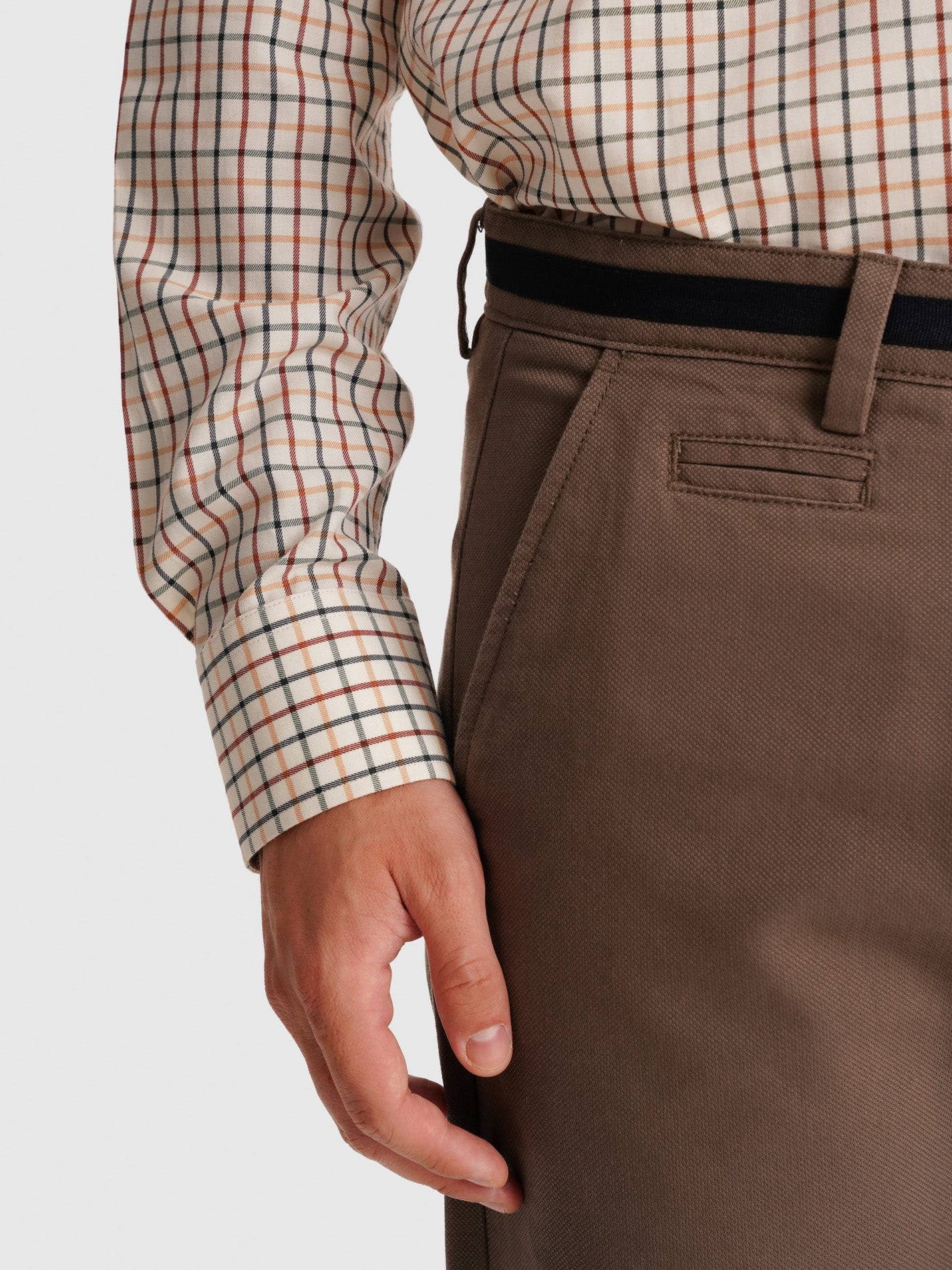 CALÇAS ESTRUTURADA VERDES SLIM FIT MR. BLUE