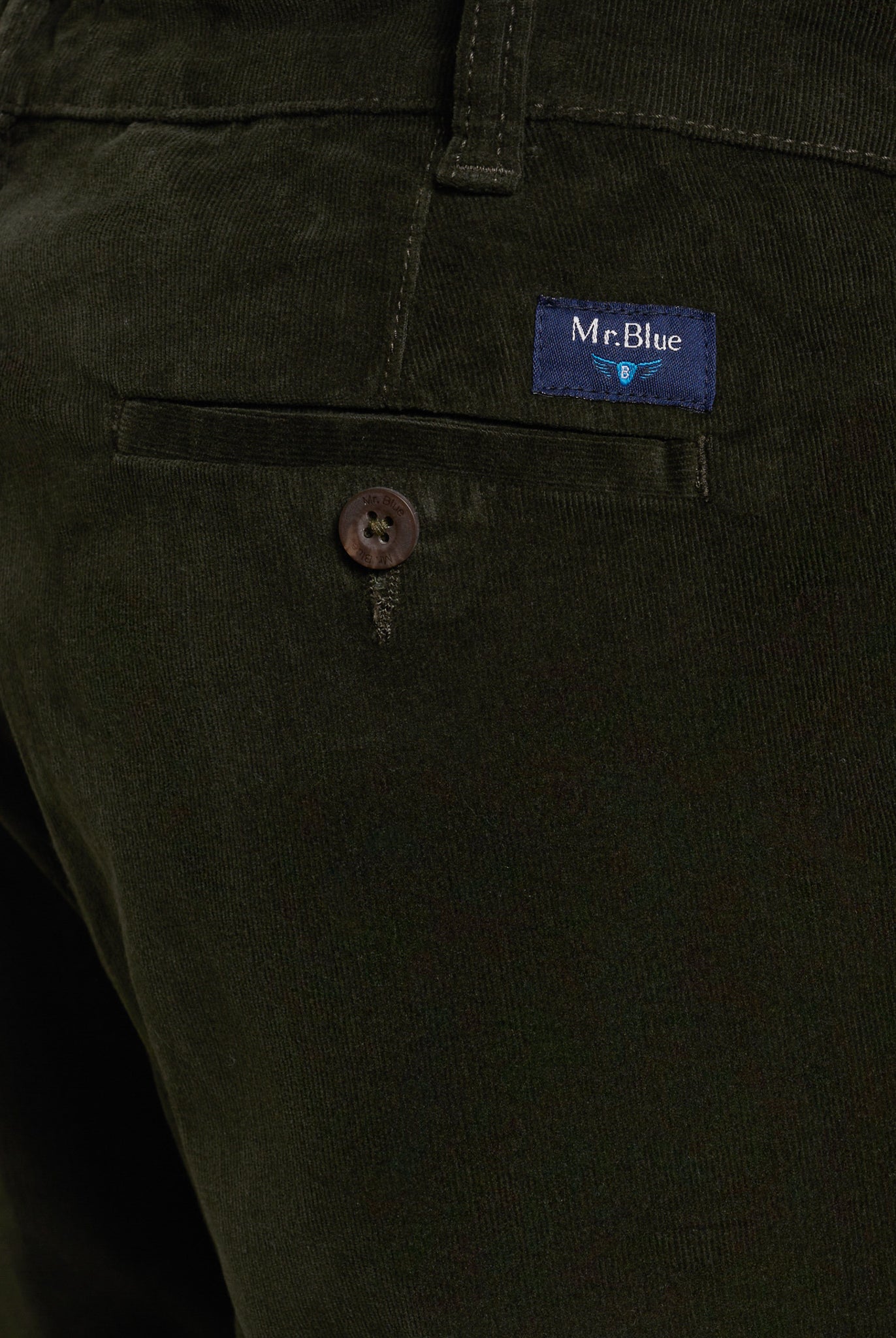 Calça Algodão Verdes Regular Fit Mr. Blue