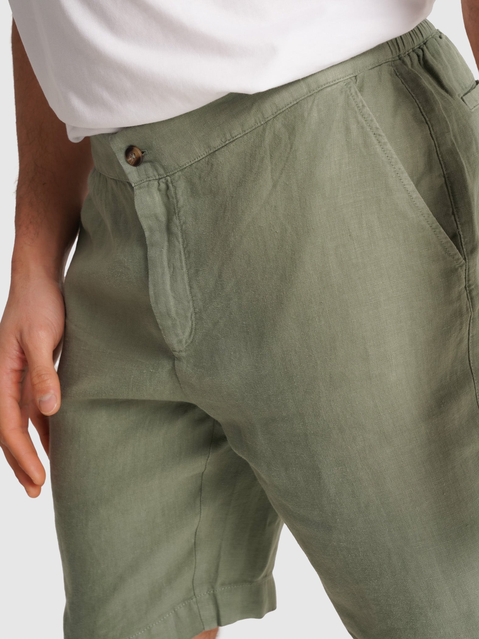 REGULAR FIT GREEN BERMUDA MARK BELLUCCI