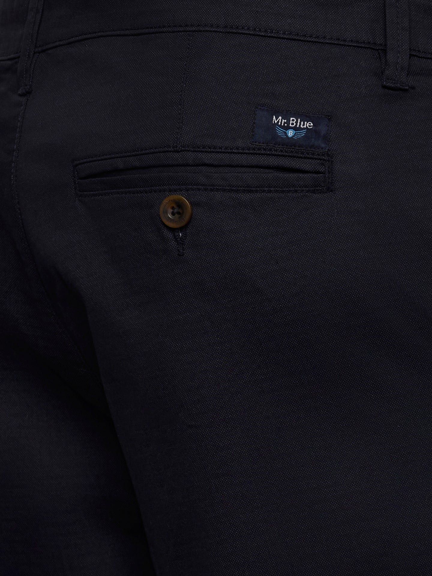 Calças Chinos Regular Fit Azuis Mr. Blue