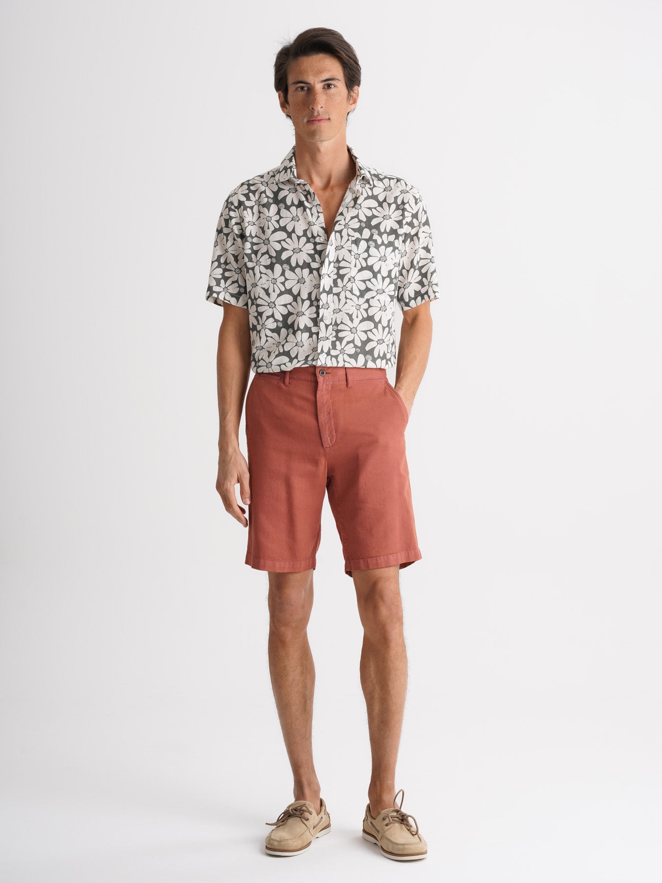 Calções Regular Fit Rosa Mr. Blue