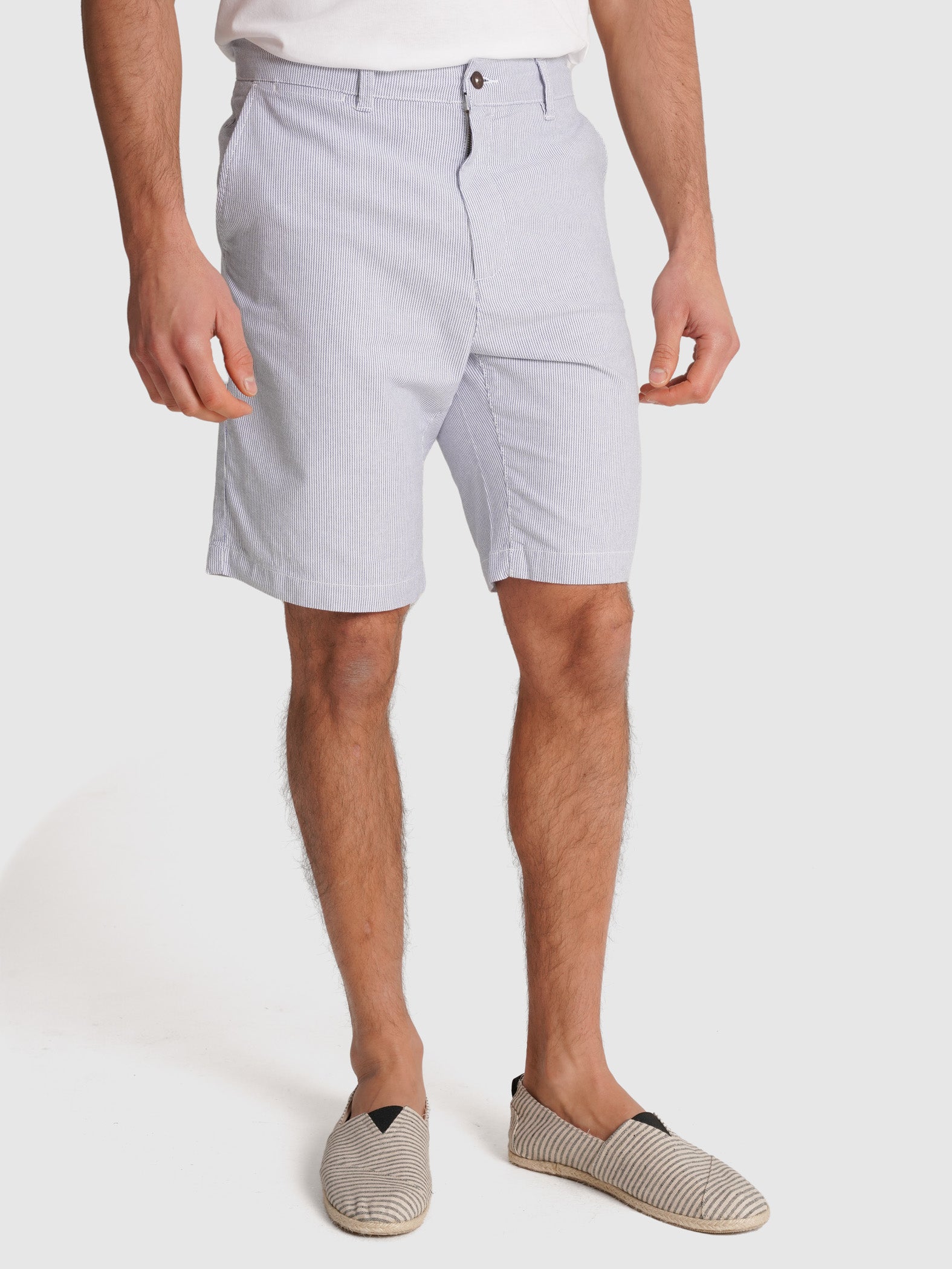 BERMUDA OXFORD AZUIS REGULAR FIT MR. BLUE