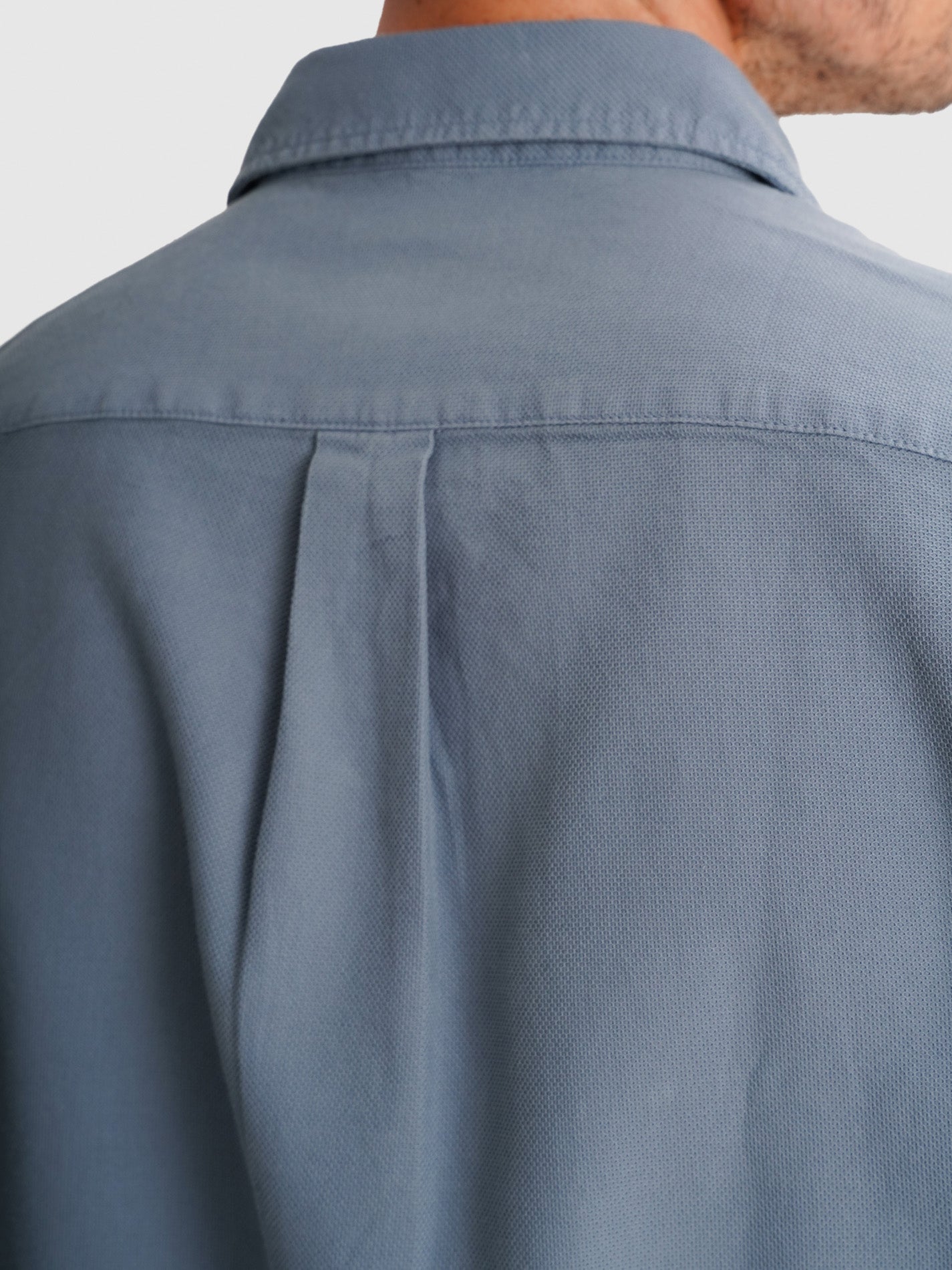 CAMISA ALGODÃO AZUL TAILORED FIT MR. BLUE