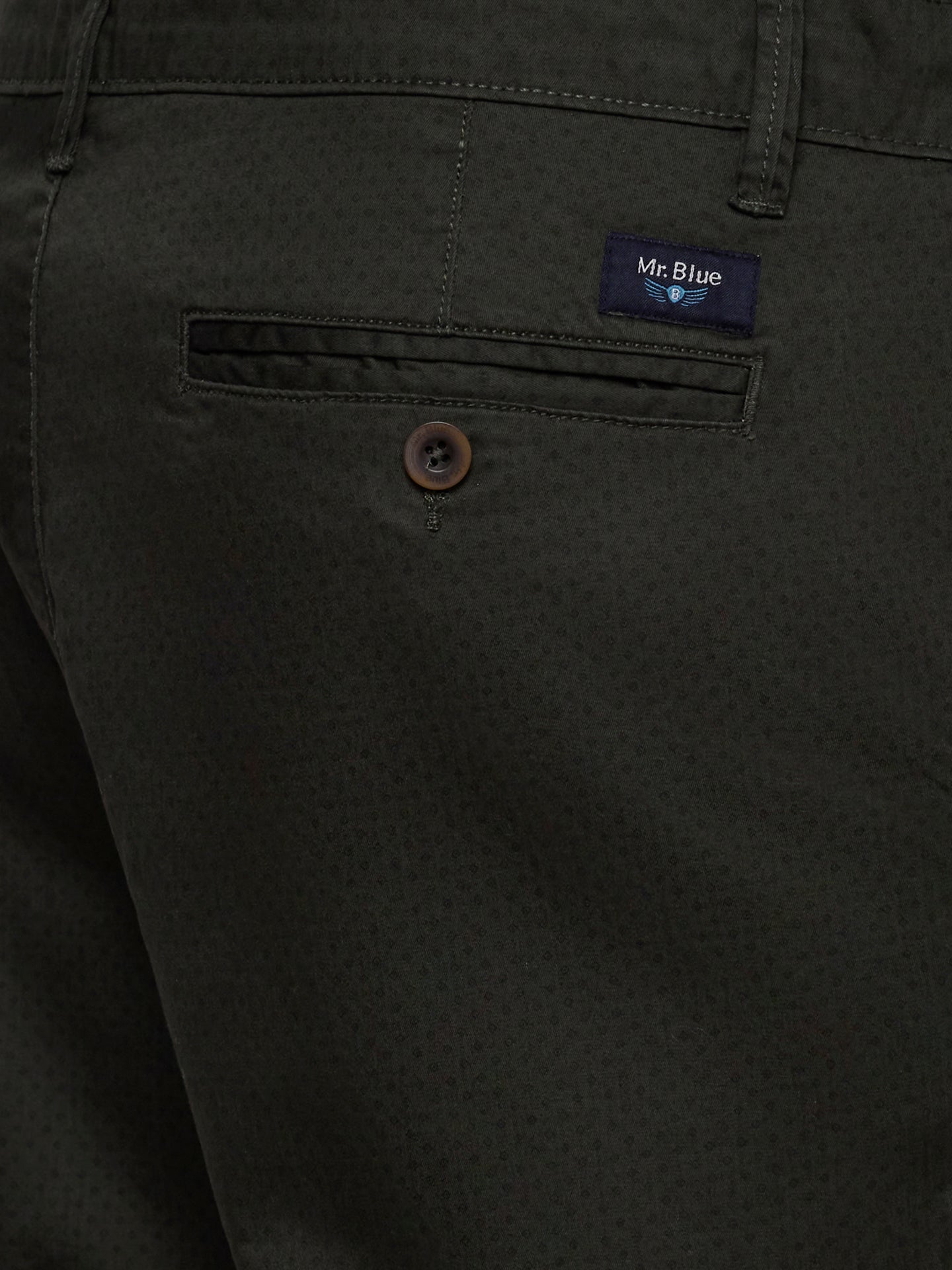 Calções Regular Fit Verdes Mr. Blue