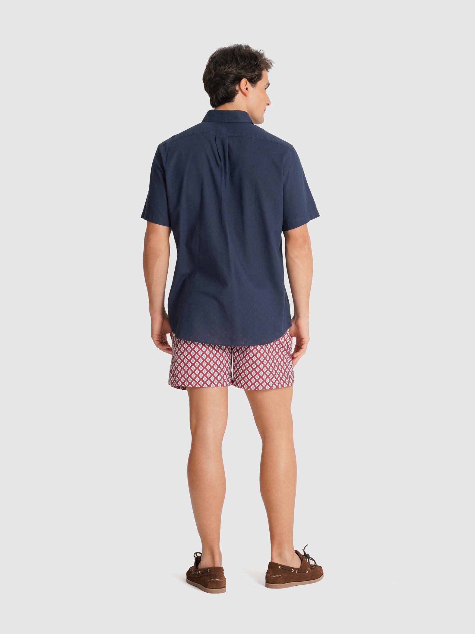 BAÑADOR BURDEOS REGULAR FIT MR AZUL