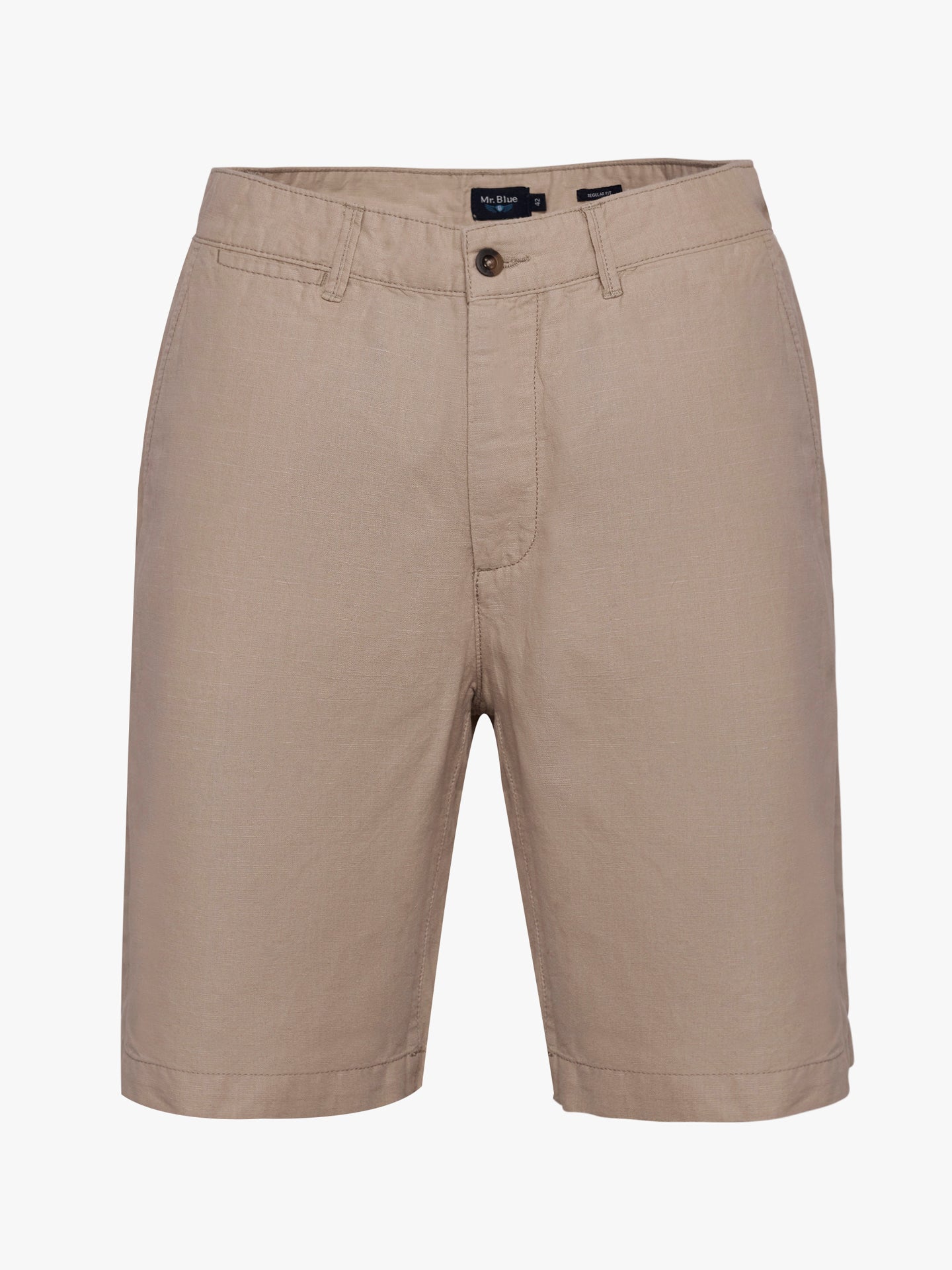 Calções Regular Fit Beges Mr. Blue