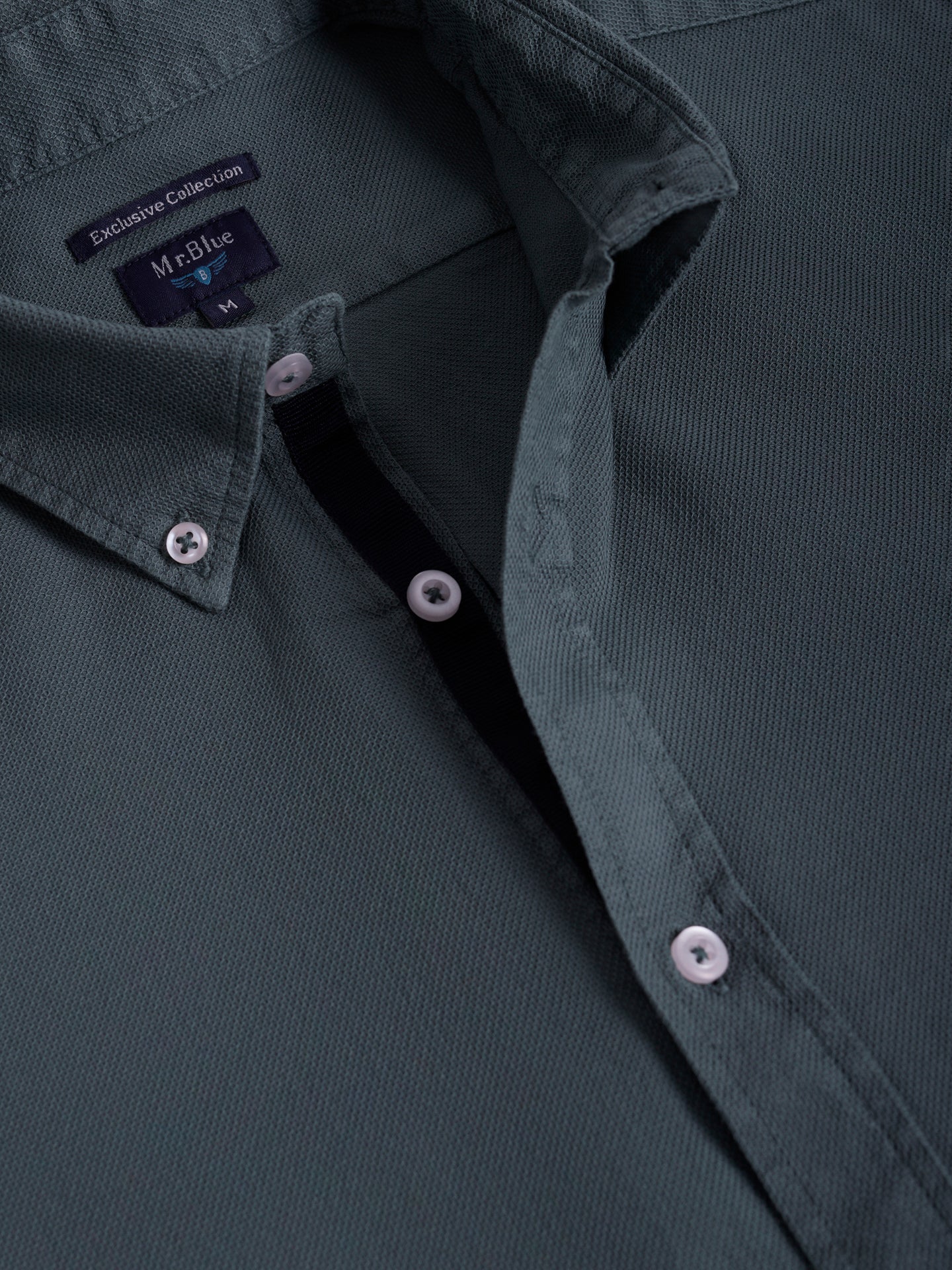 CAMISA VERDE REGULAR FIT MR. BLUE
