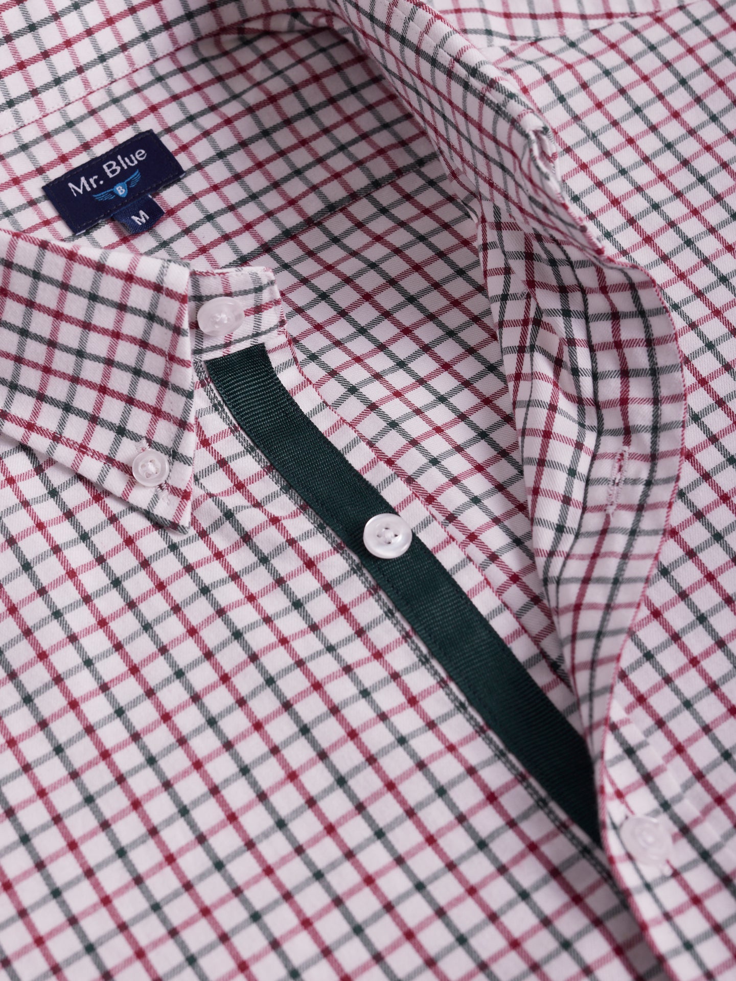 CAMISA VERDE REGULAR FIT MR. BLUE