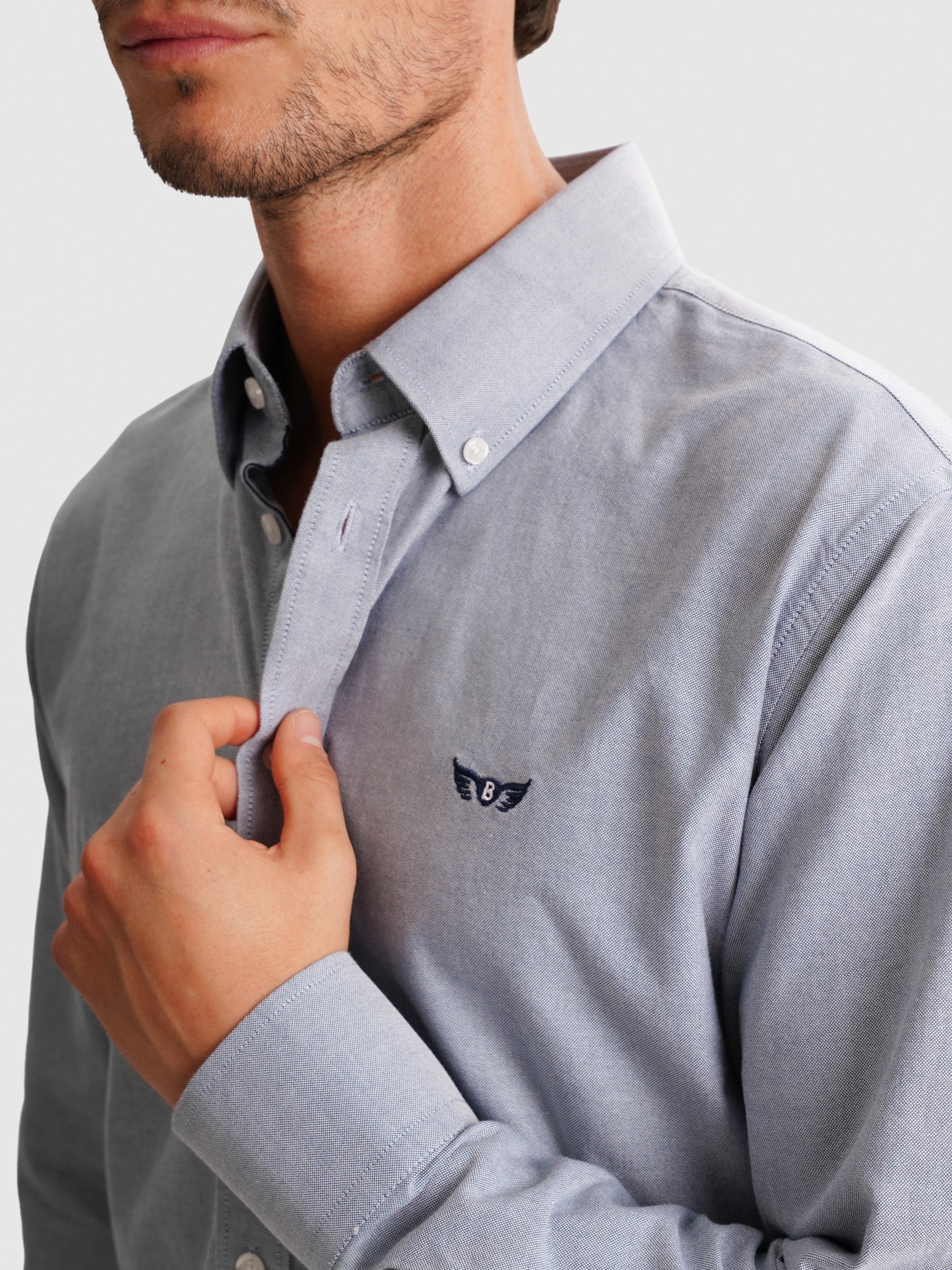 CAMISA AZUL REGULAR FIT MR. BLUE