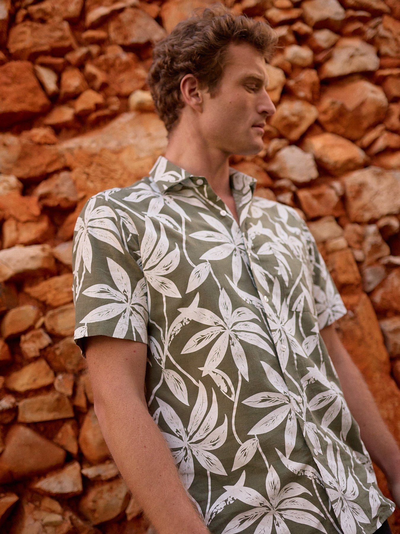 Camisa Regular Fit Linho Cinzenta Mr. Blue