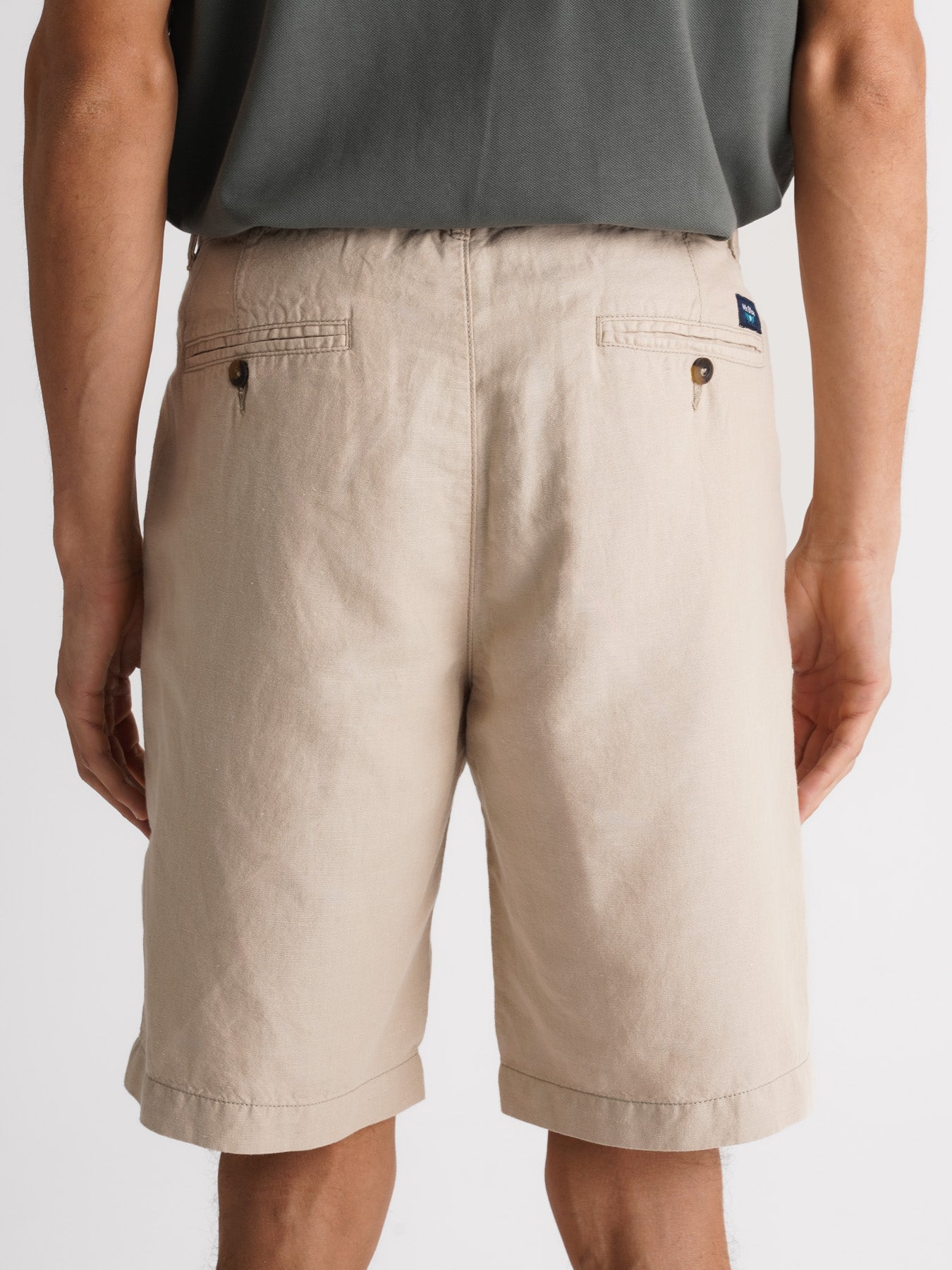 Calções Regular Fit Beges Mr. Blue