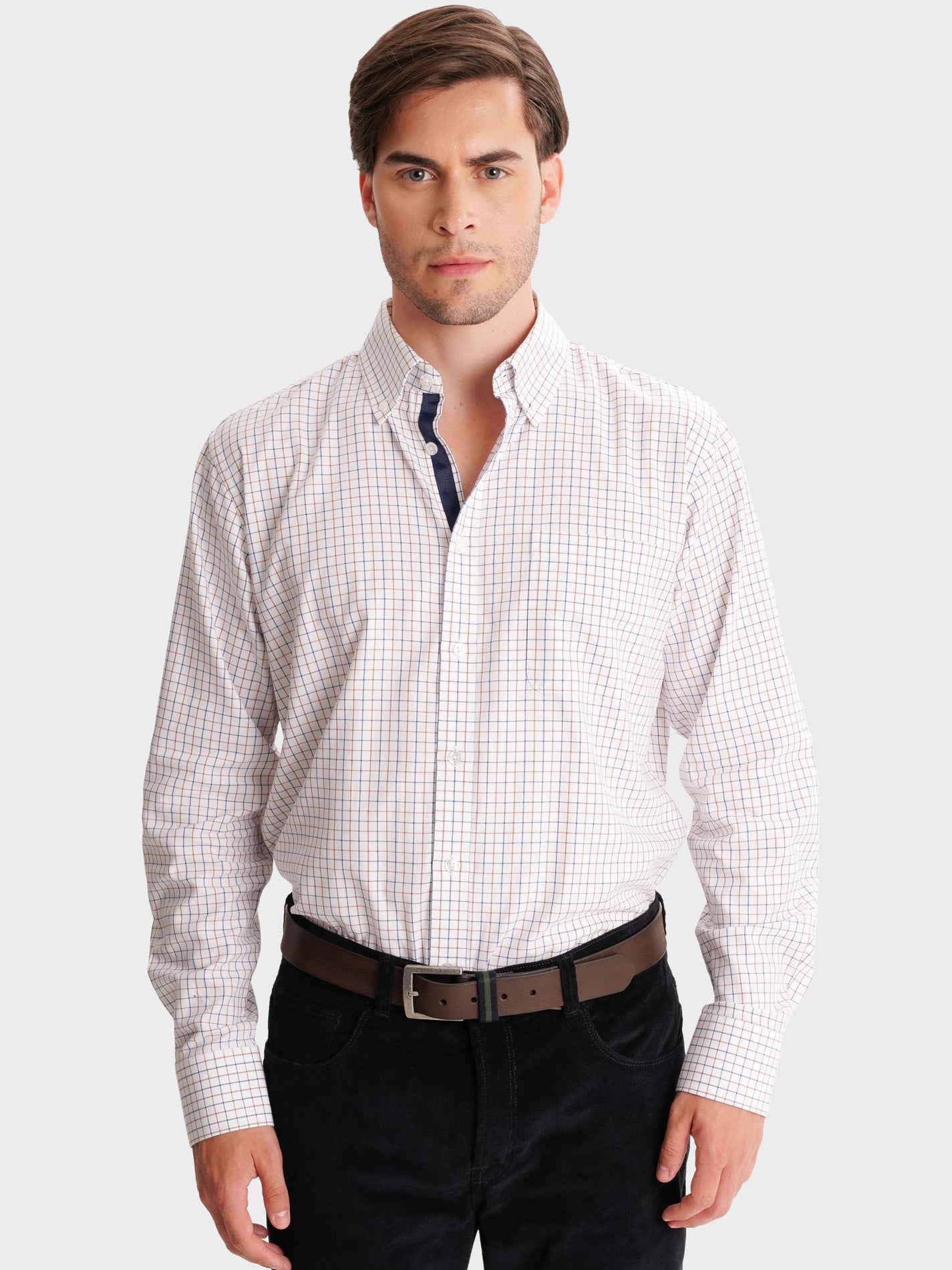 CAMISA BRANCA REGULAR FIT MR. BLUE