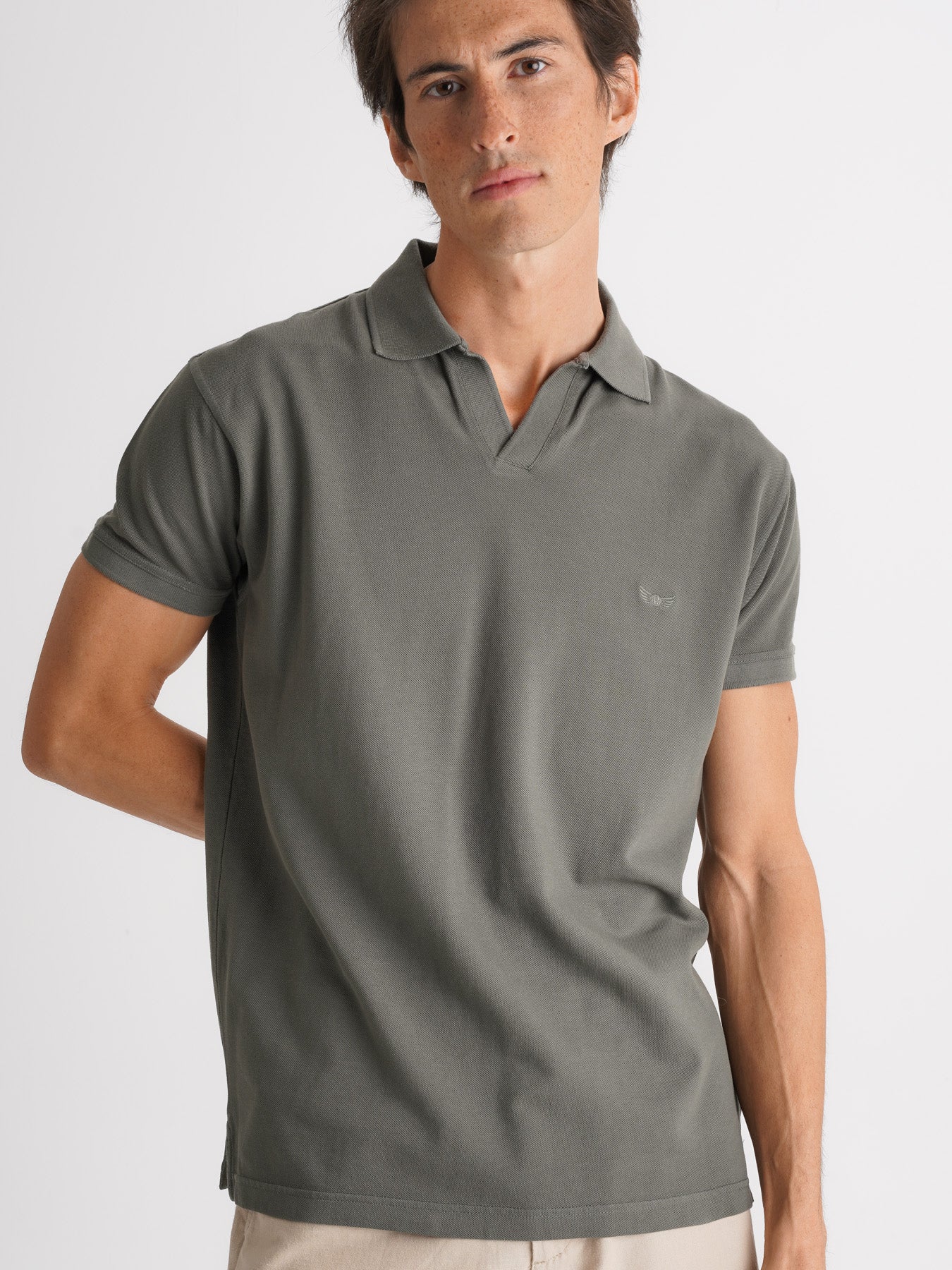 Polo Regular Fit Piquet Verde Mr. Blue