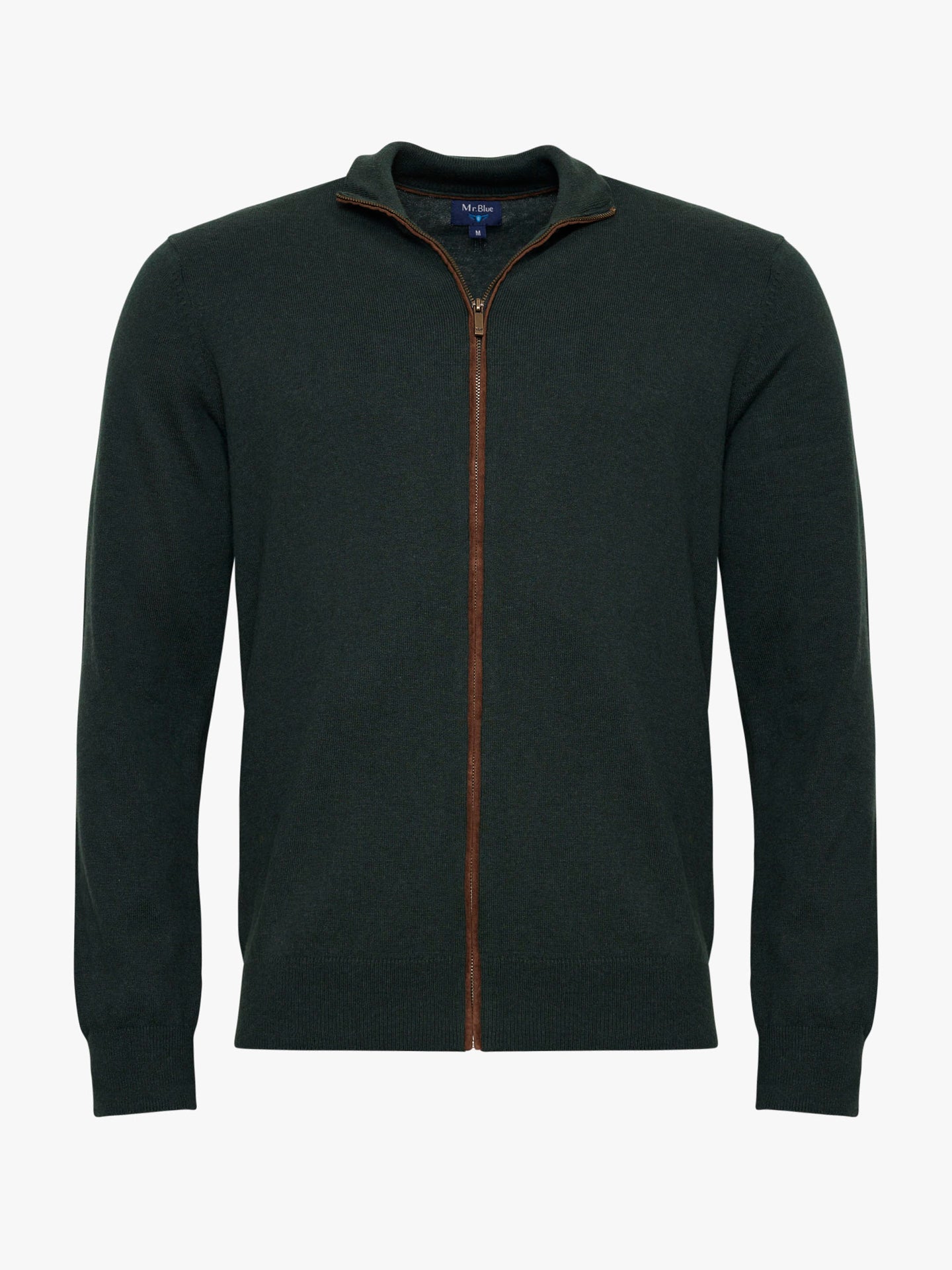 PULLOVER FINO VERDE REGULAR FIT MR. BLUE
