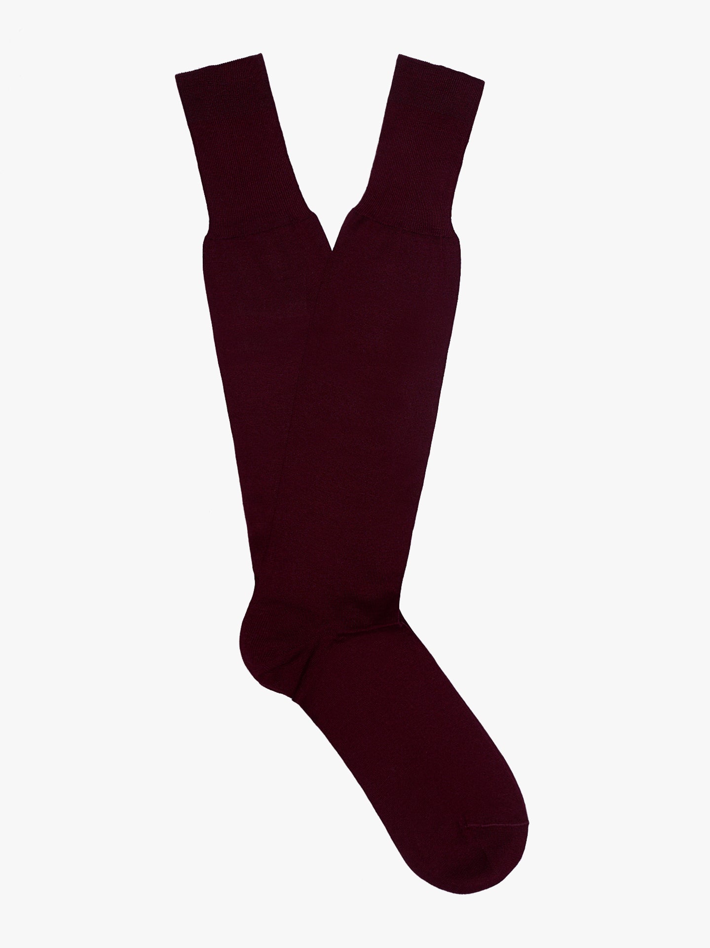 MEIAS ALGODÃO BORDEAUX REGULAR FIT MR. BLUE