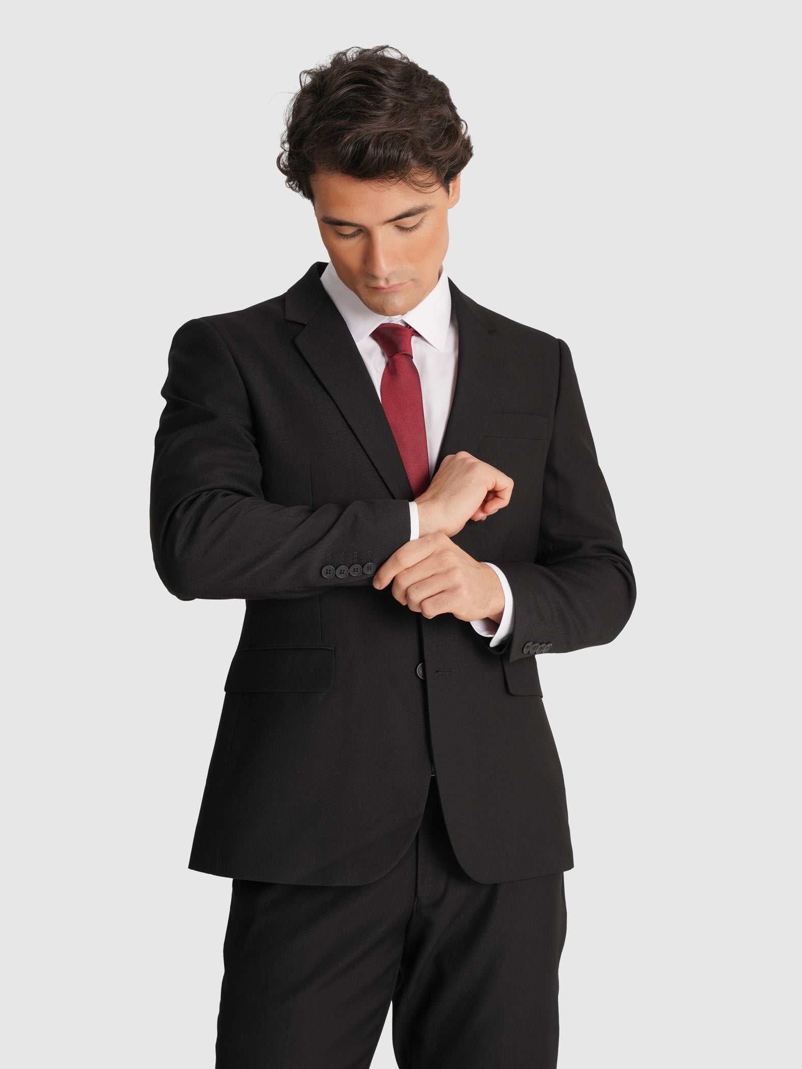 FATO PRETO MANGA COMPRIDA REGULAR FIT MR. BLUE