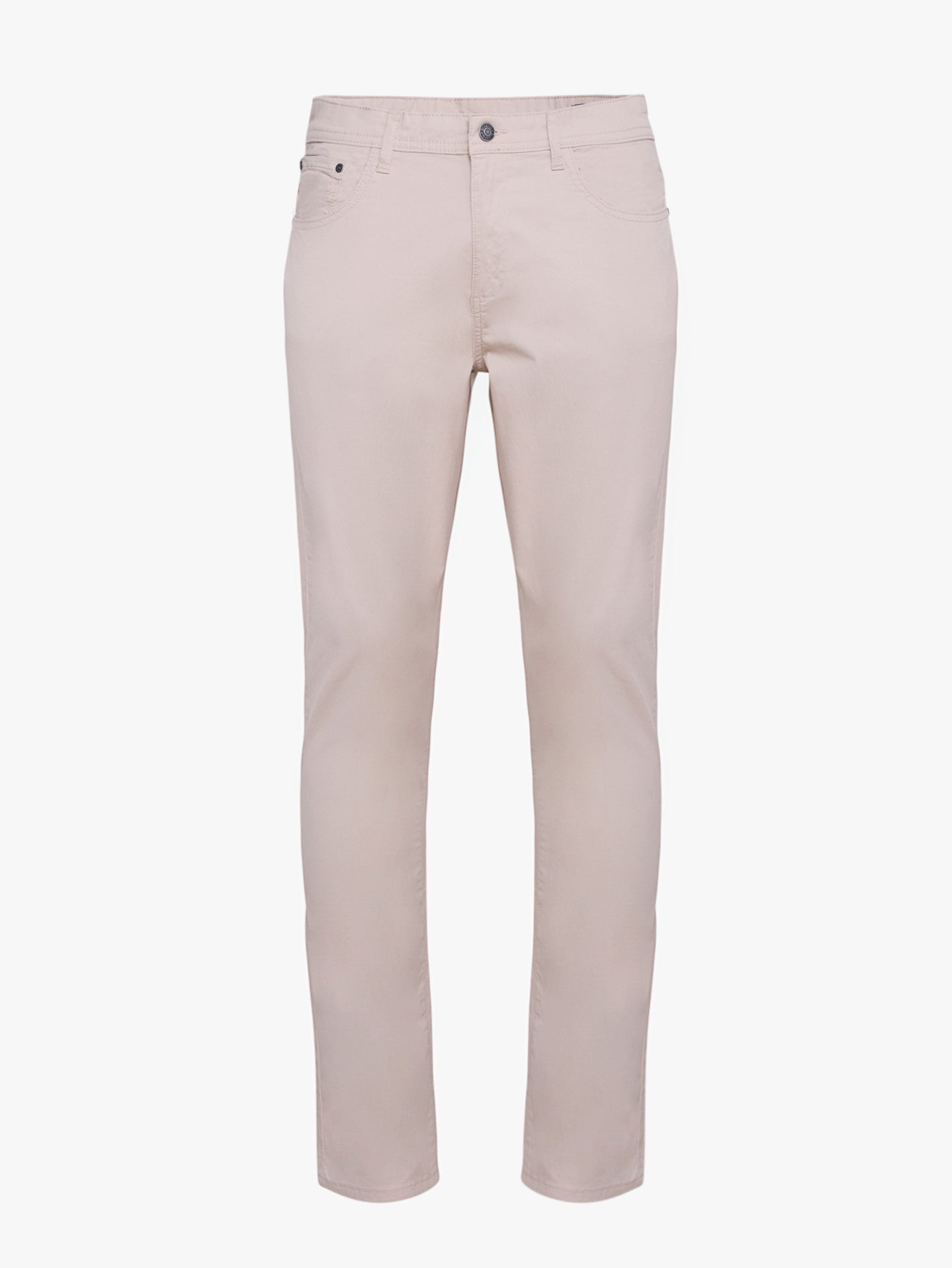 CALÇAS ALGODÃO BEGES REGULAR FIT MR. BLUE