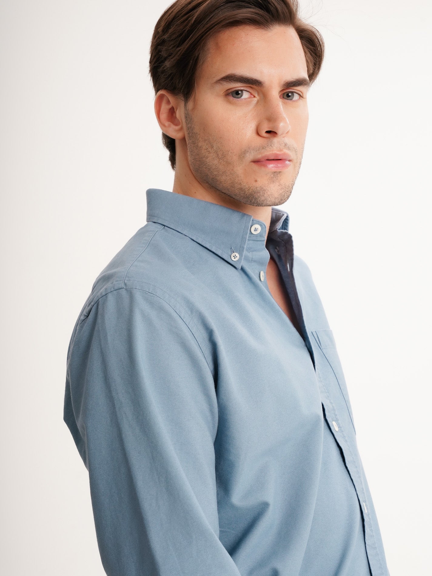 CAMISA AZUL REGULAR FIT MR. BLUE
